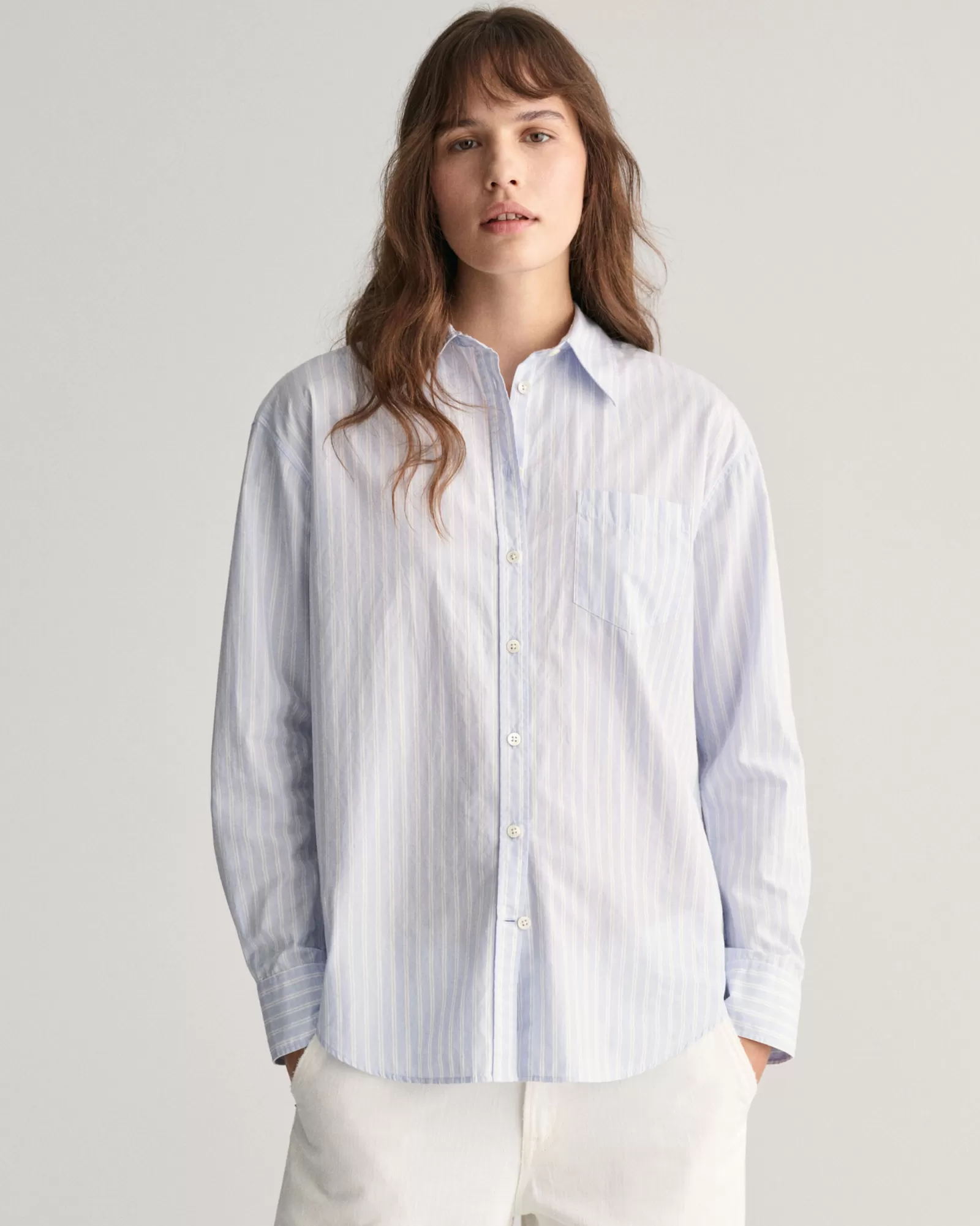 GANT Relaxed Striped Poplin Shirt | Skjortor & Blusar