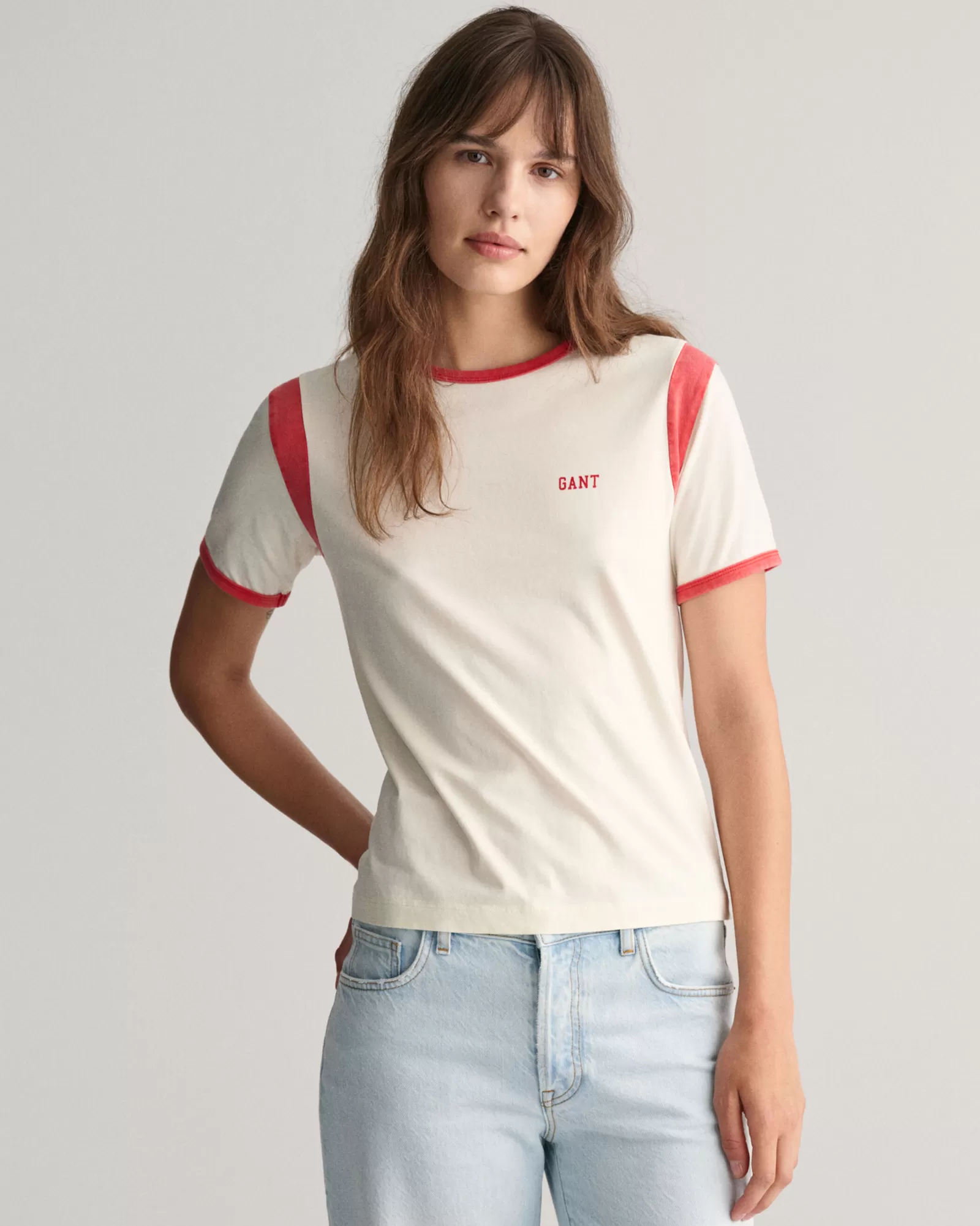 GANT Ringer T-Shirt | T-shirtar & Toppar