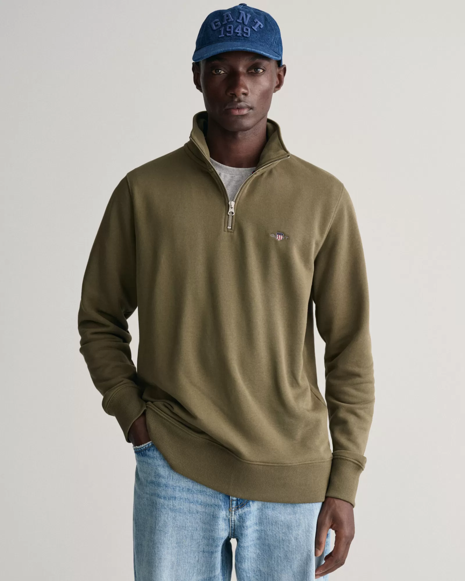 GANT Shield Half-Zip Sweatshirt | Hoodies & Tröjor