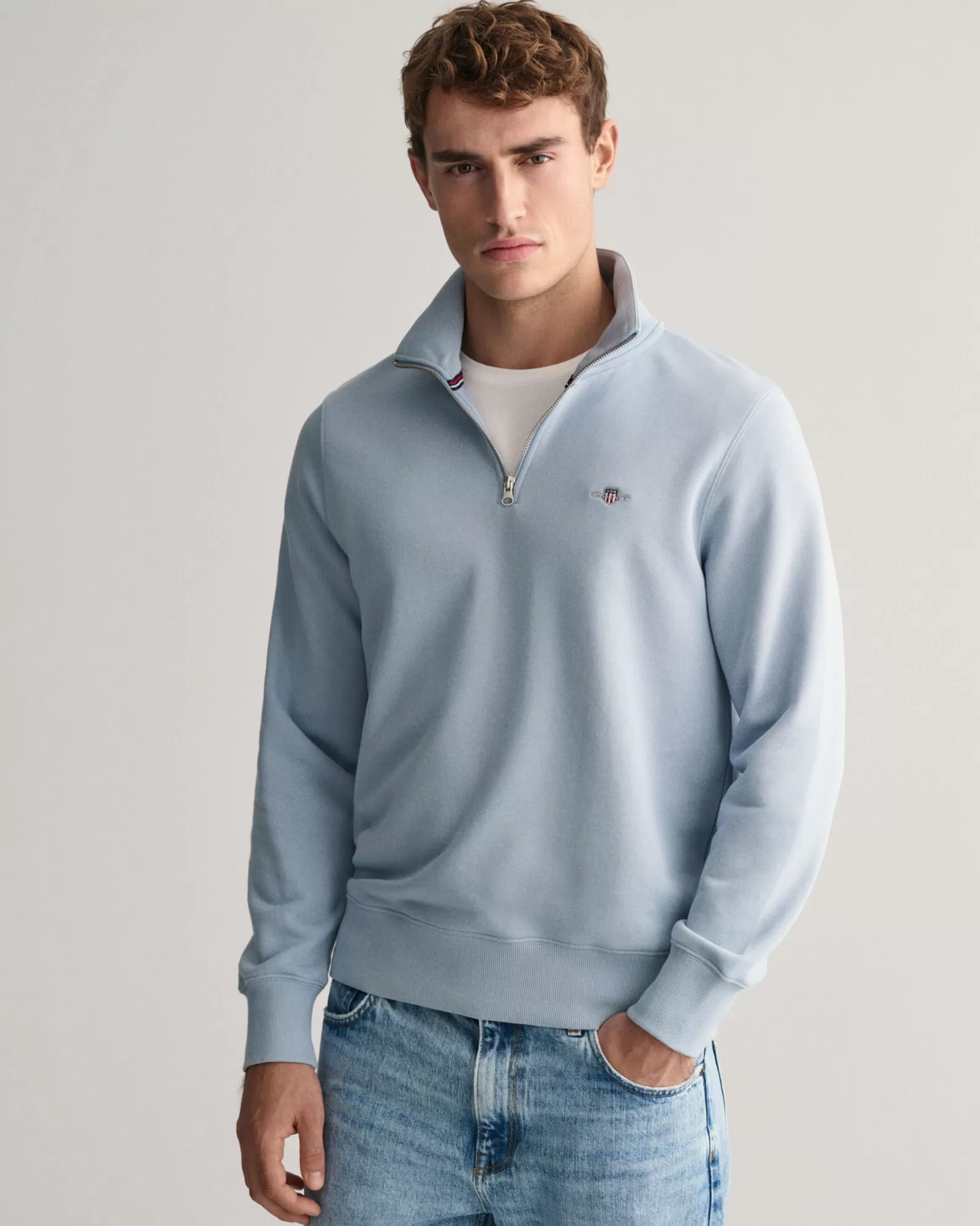 GANT Shield Half-Zip Sweatshirt | Hoodies & Tröjor