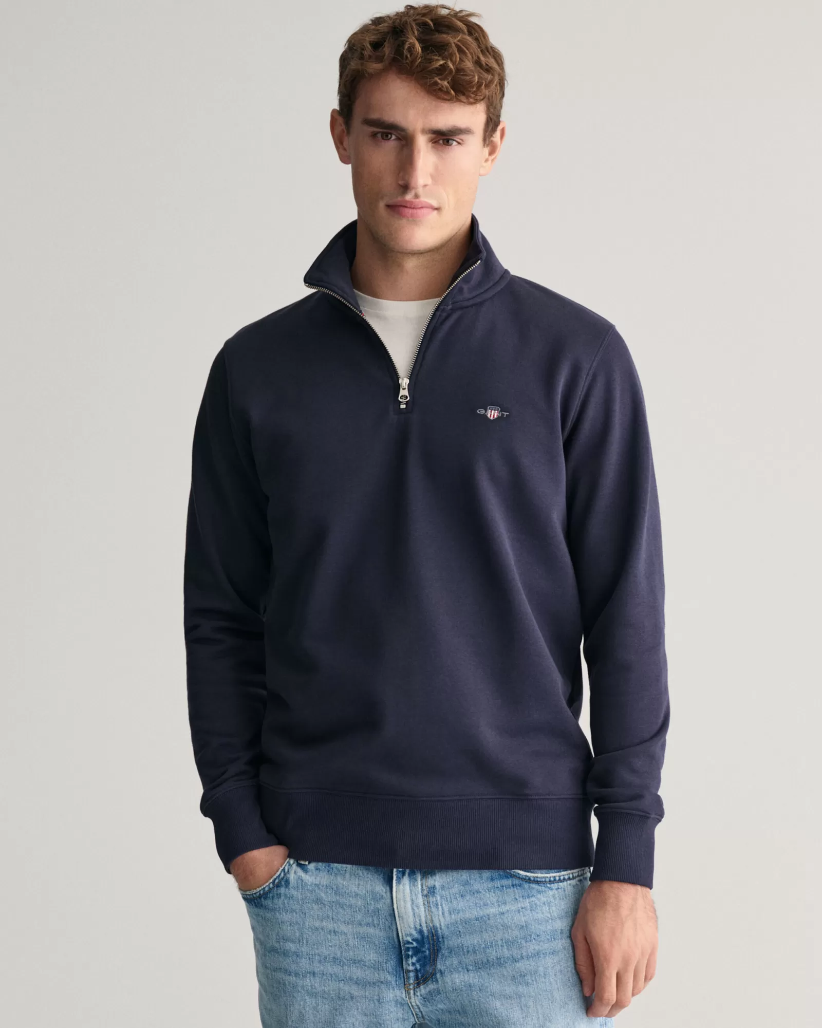 GANT Shield Half-Zip Sweatshirt | Hoodies & Tröjor