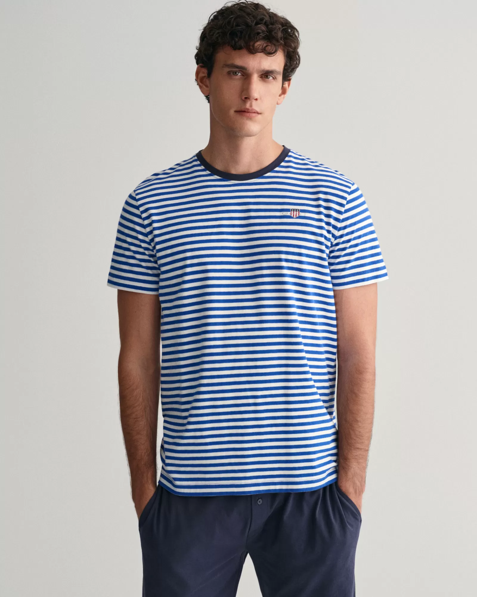 GANT Shield Striped Pajama T-Shirt | Underkläder