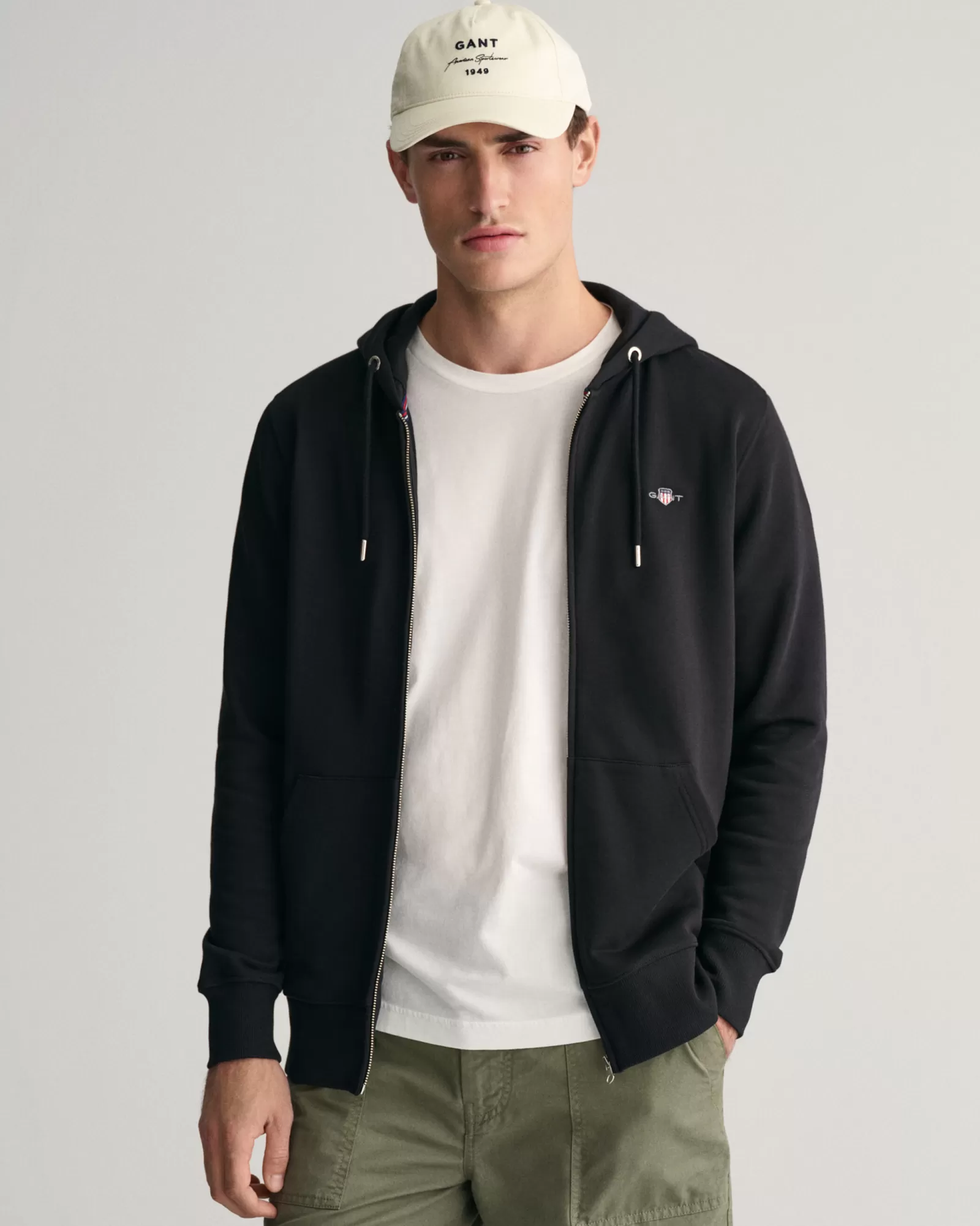 GANT Shield Zip Hoodie | Hoodies & Tröjor