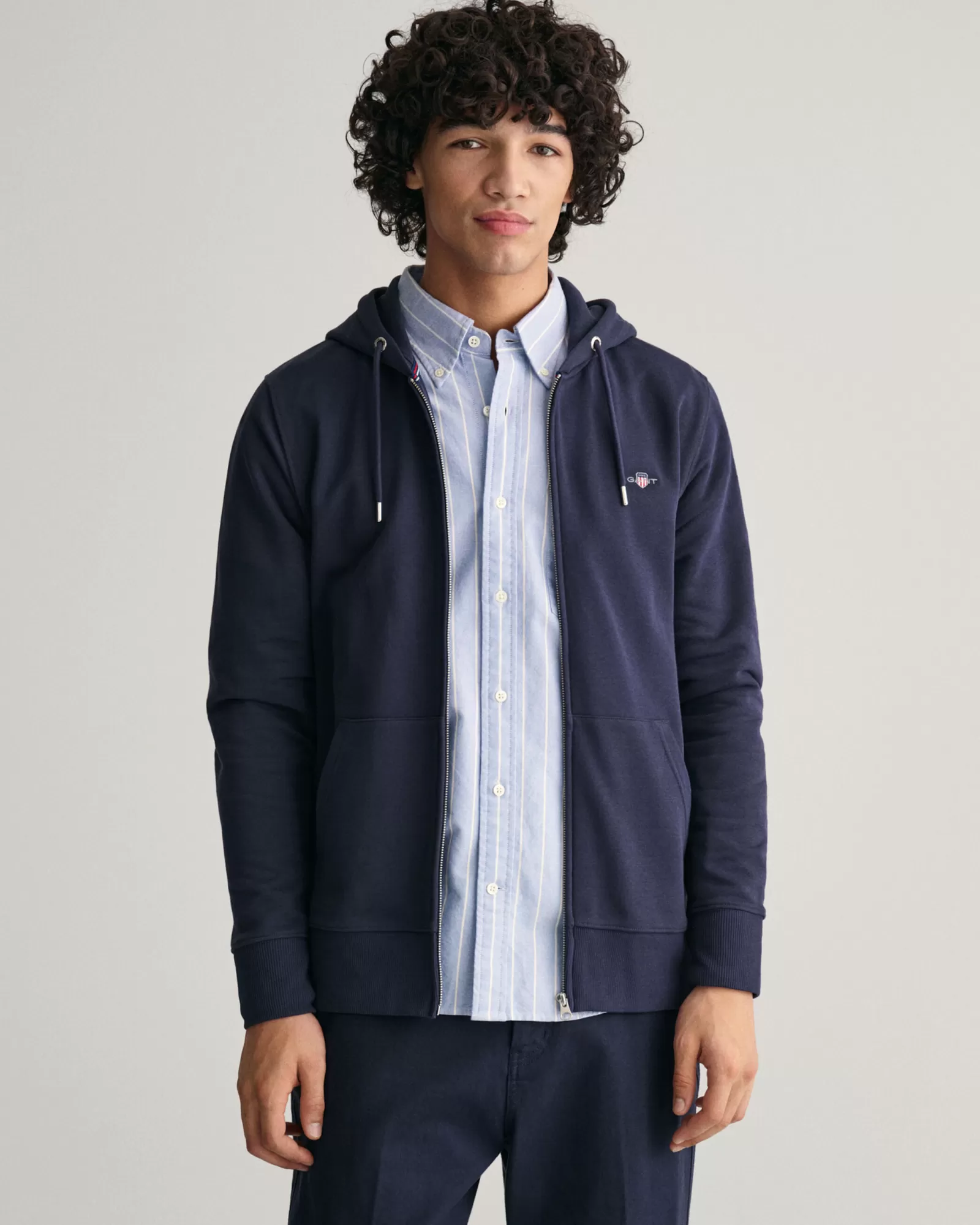 GANT Shield Zip Hoodie | Hoodies & Tröjor