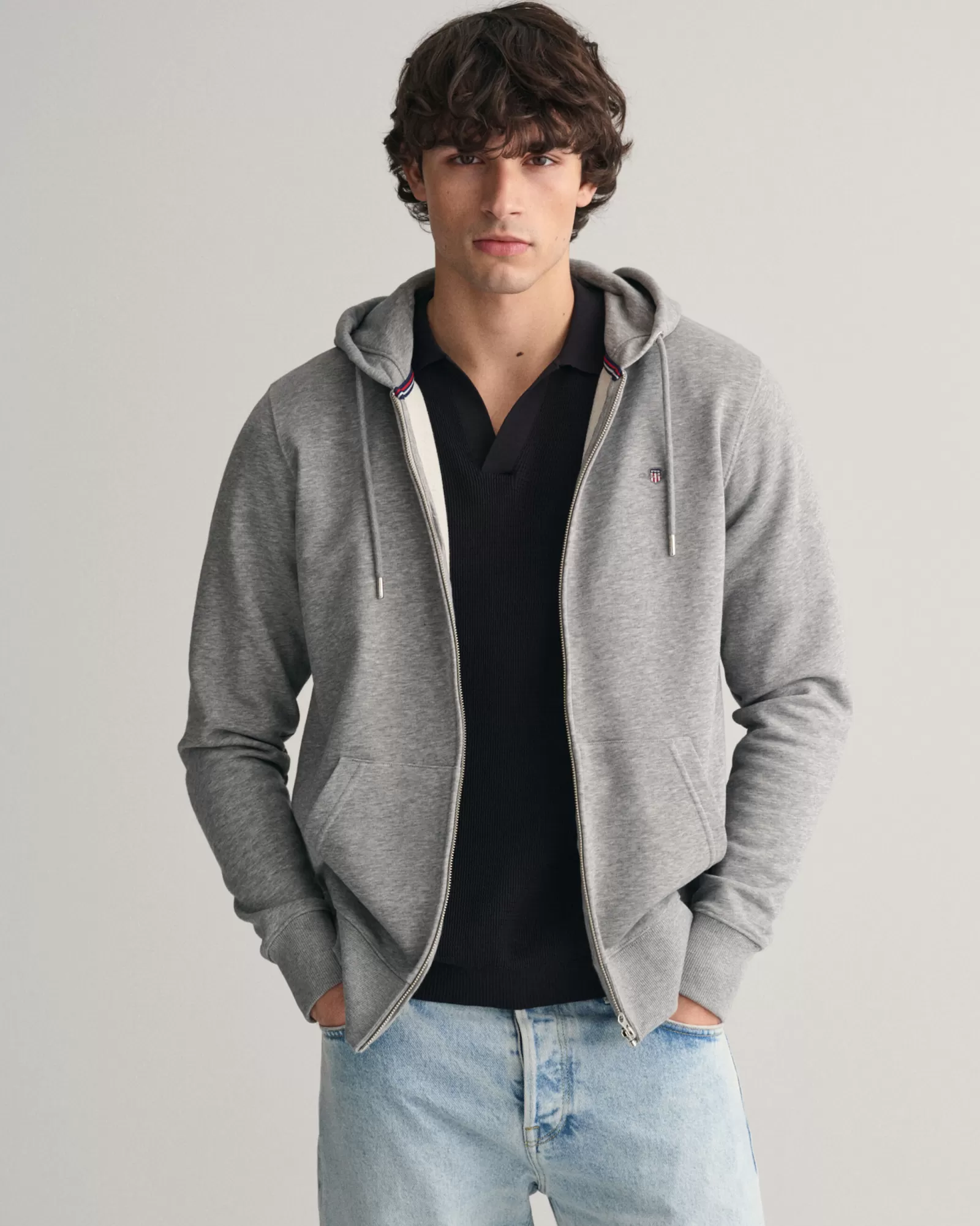 GANT Shield Zip Hoodie | Hoodies & Tröjor