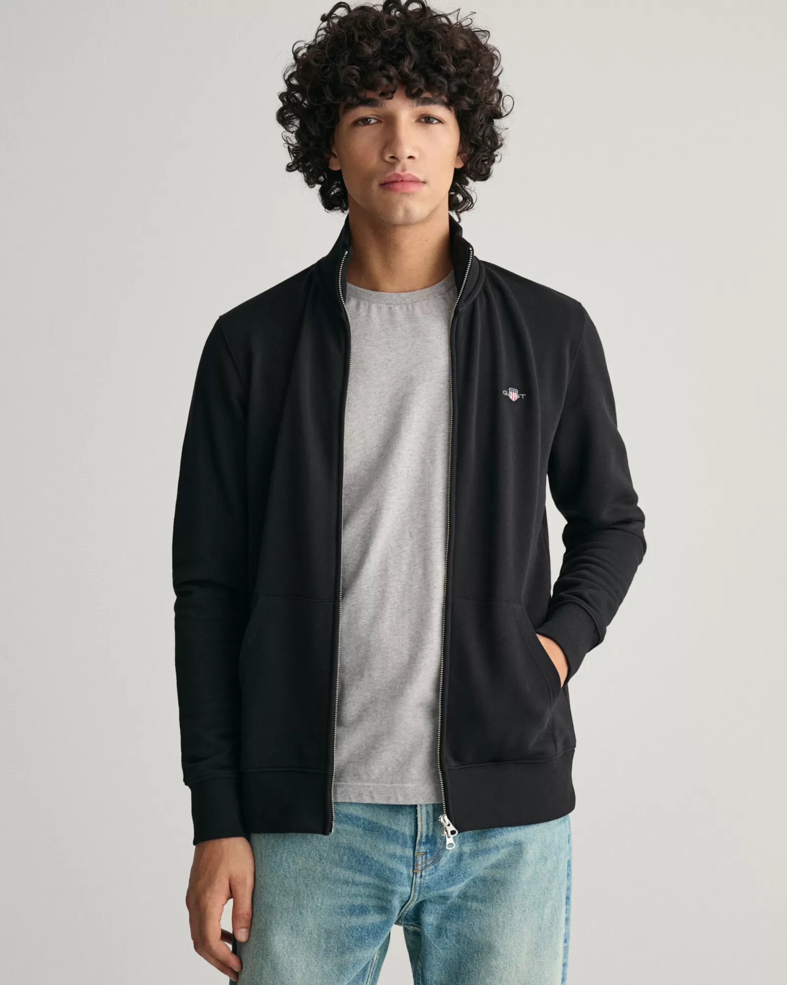 GANT Shield Zip Sweatshirt | Hoodies & Tröjor