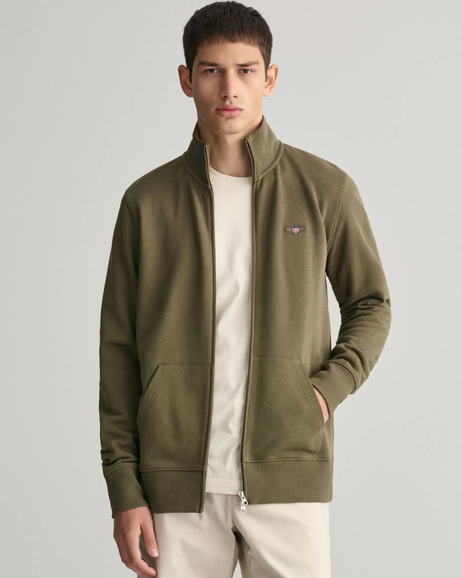 GANT Shield Zip Sweatshirt | Hoodies & Tröjor