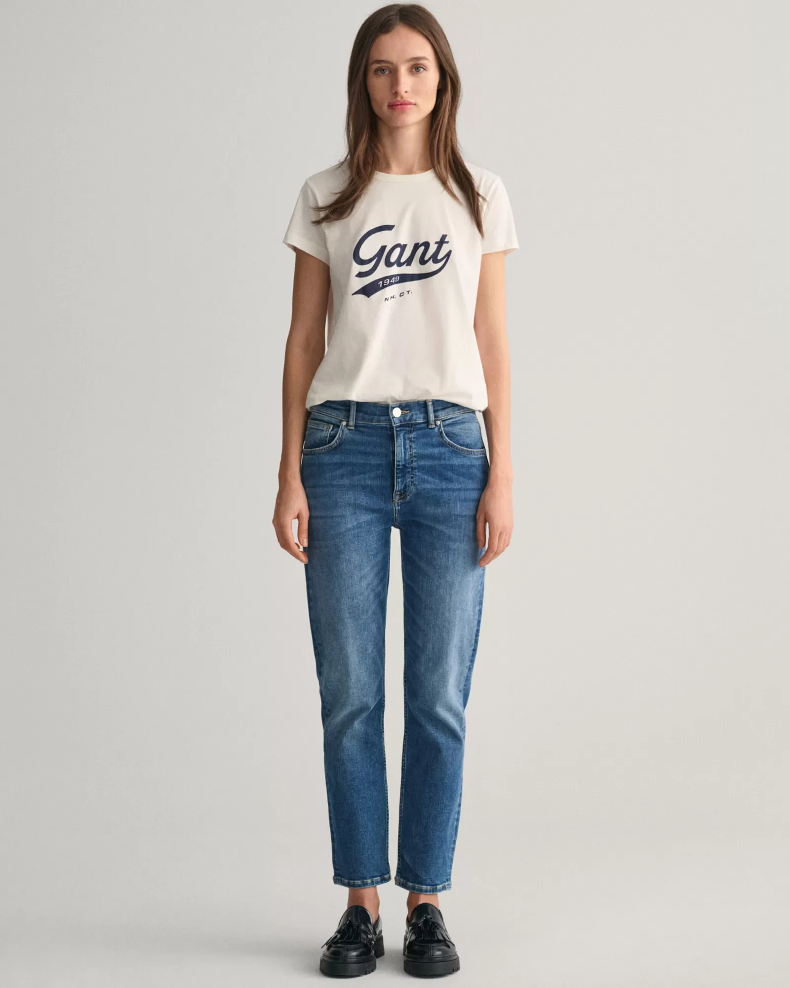 GANT Slim Fit Cropped Jeans | Jeans