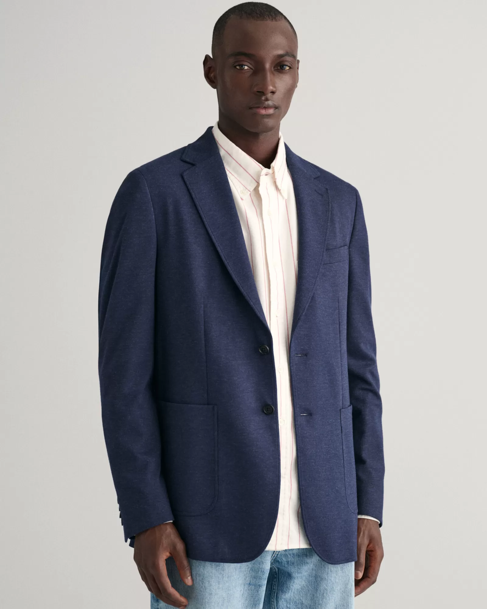 GANT Slim Fit Jersey Blazer | Kavajer