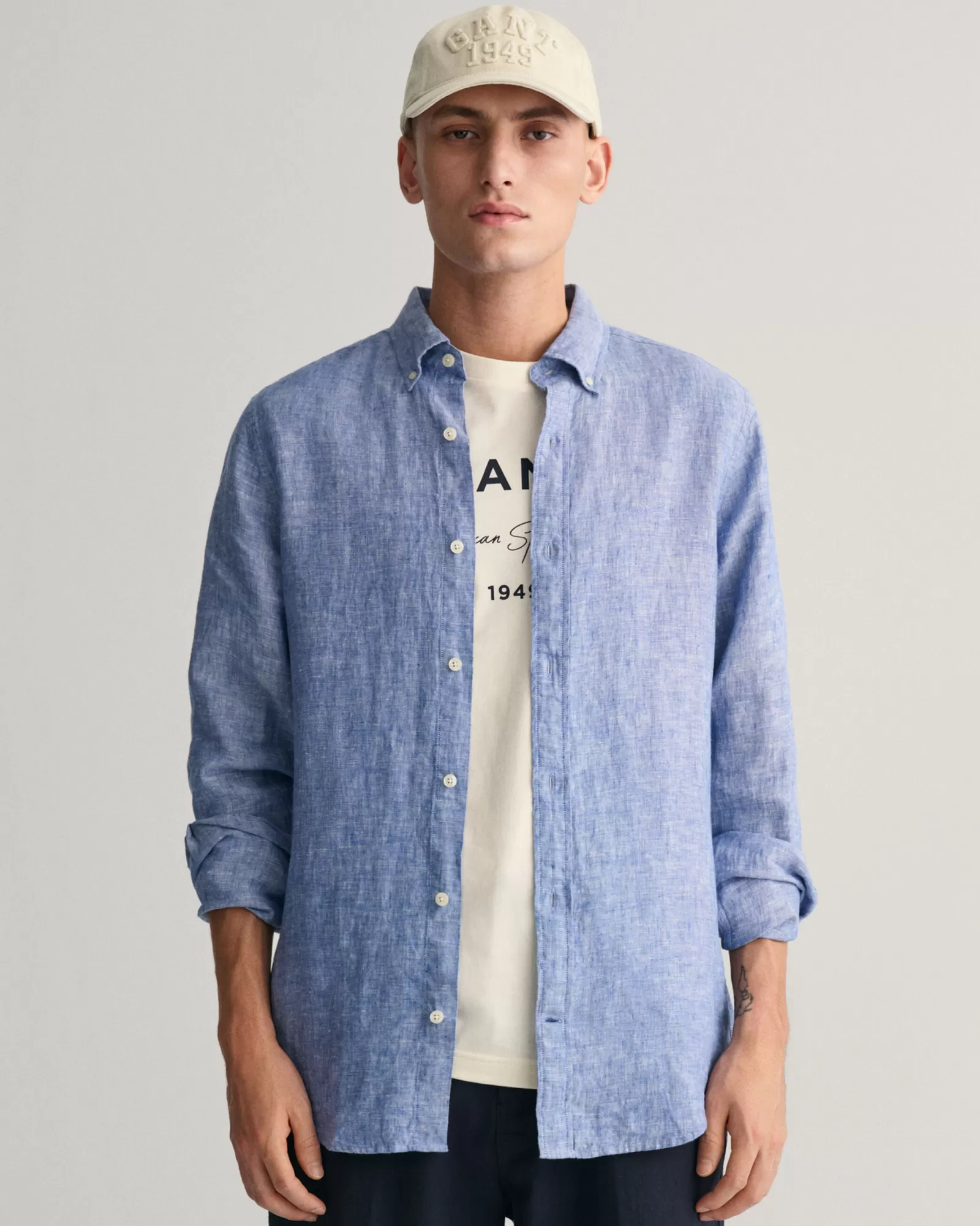 GANT Slim Fit Linen Shirt | Skjortor