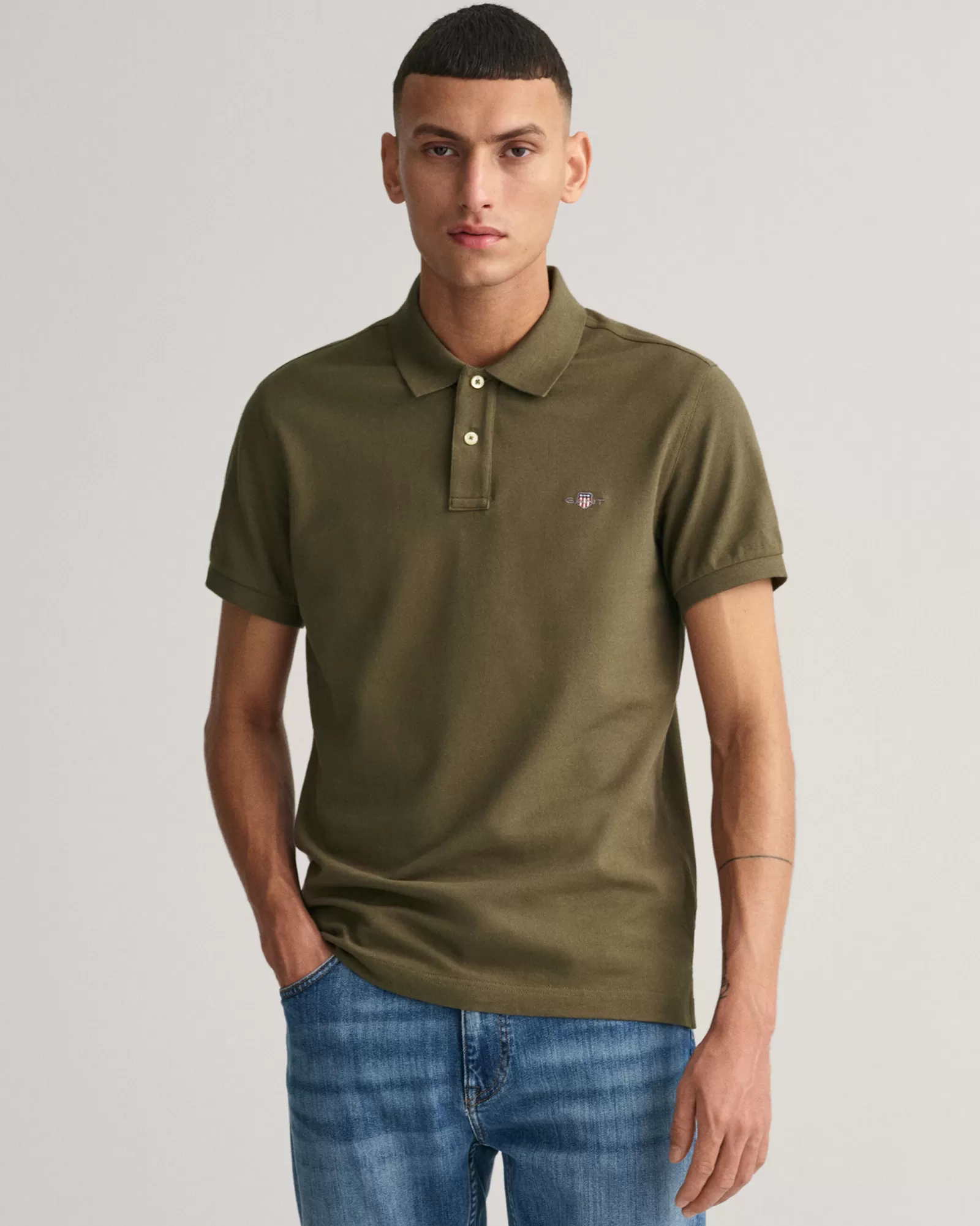 GANT Slim Fit Shield Piqué Polo Shirt | Pikéer