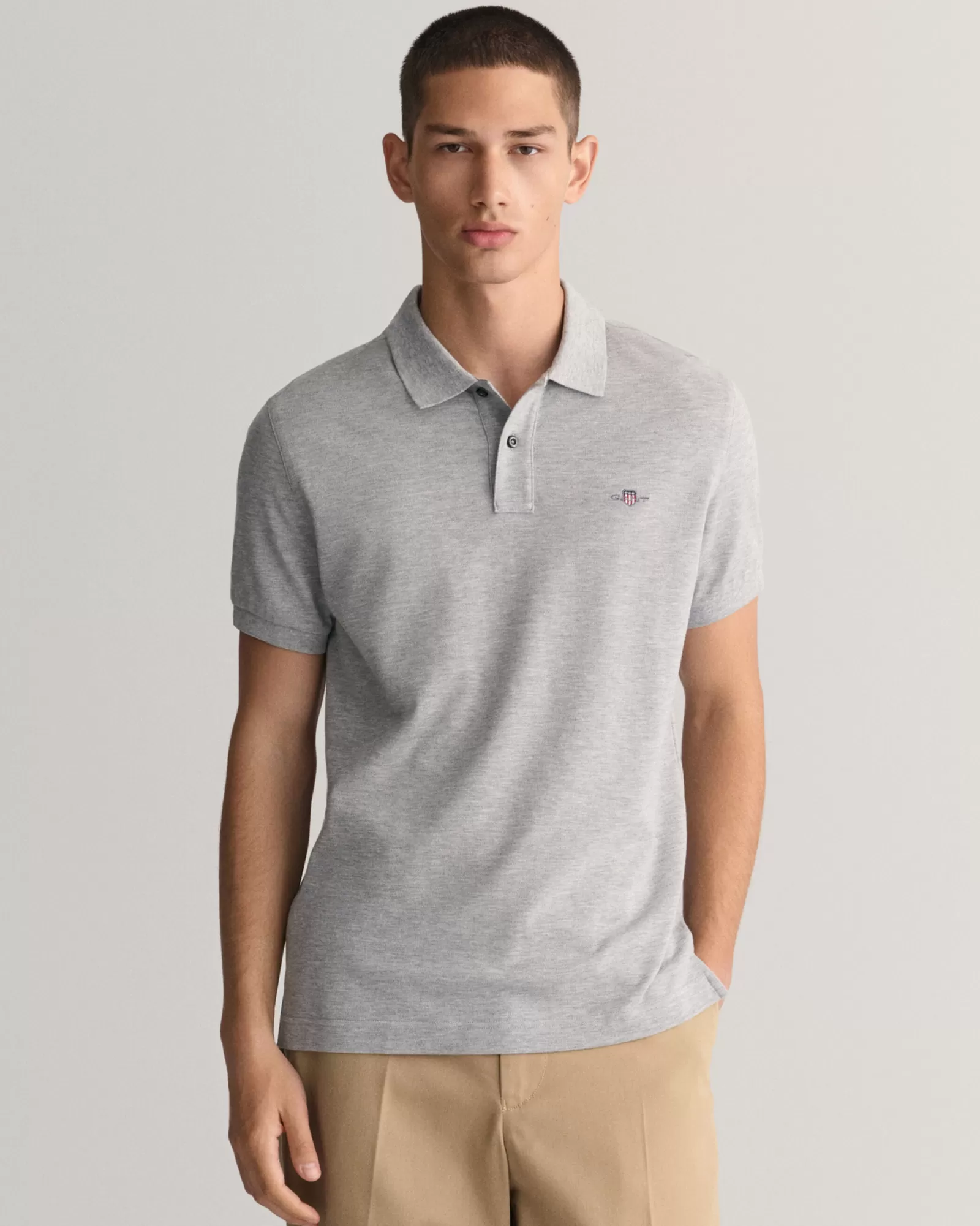 GANT Slim Fit Shield Piqué Polo Shirt | Pikéer