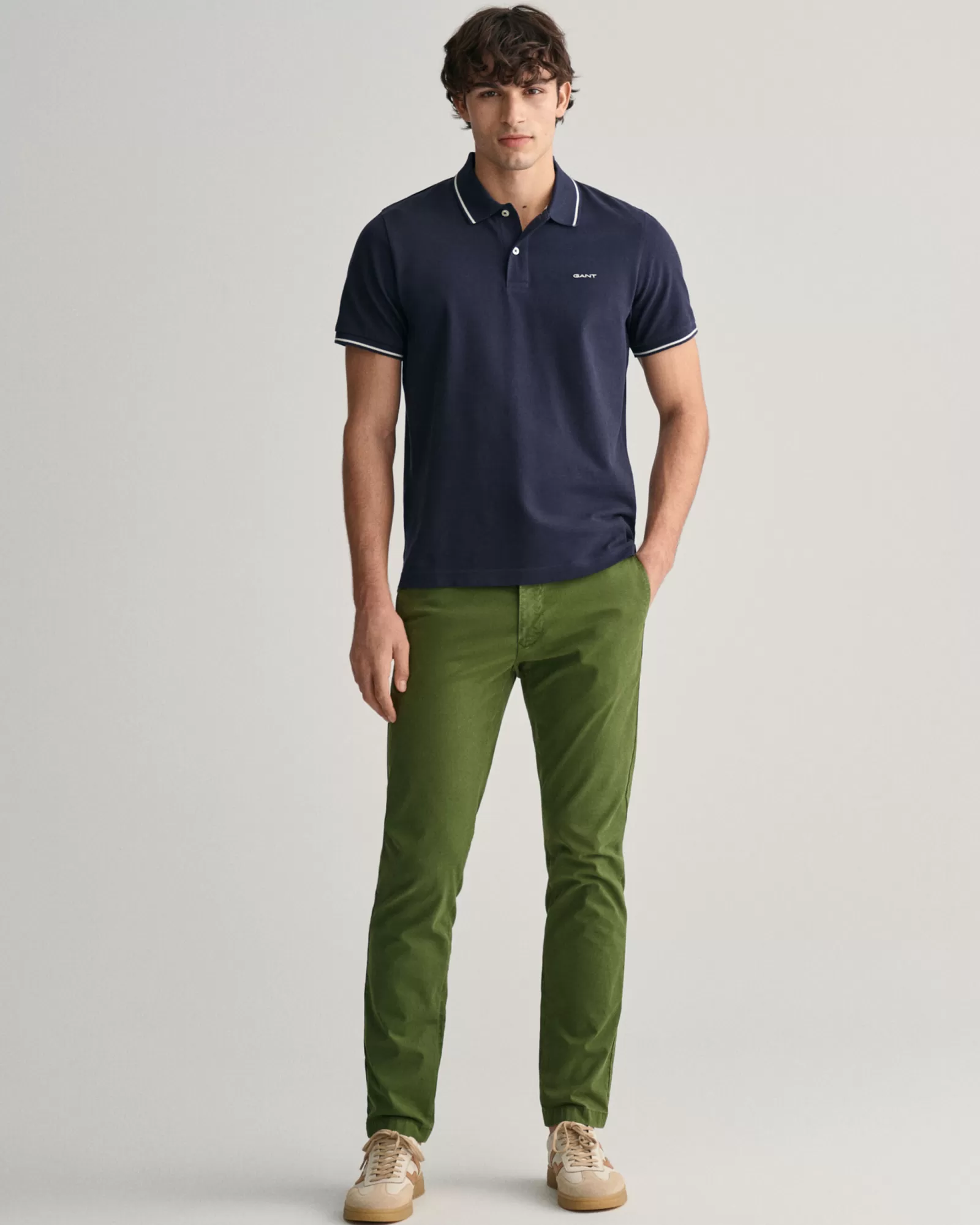 GANT Slim Fit Sunfaded Chinos | Byxor & Chinos