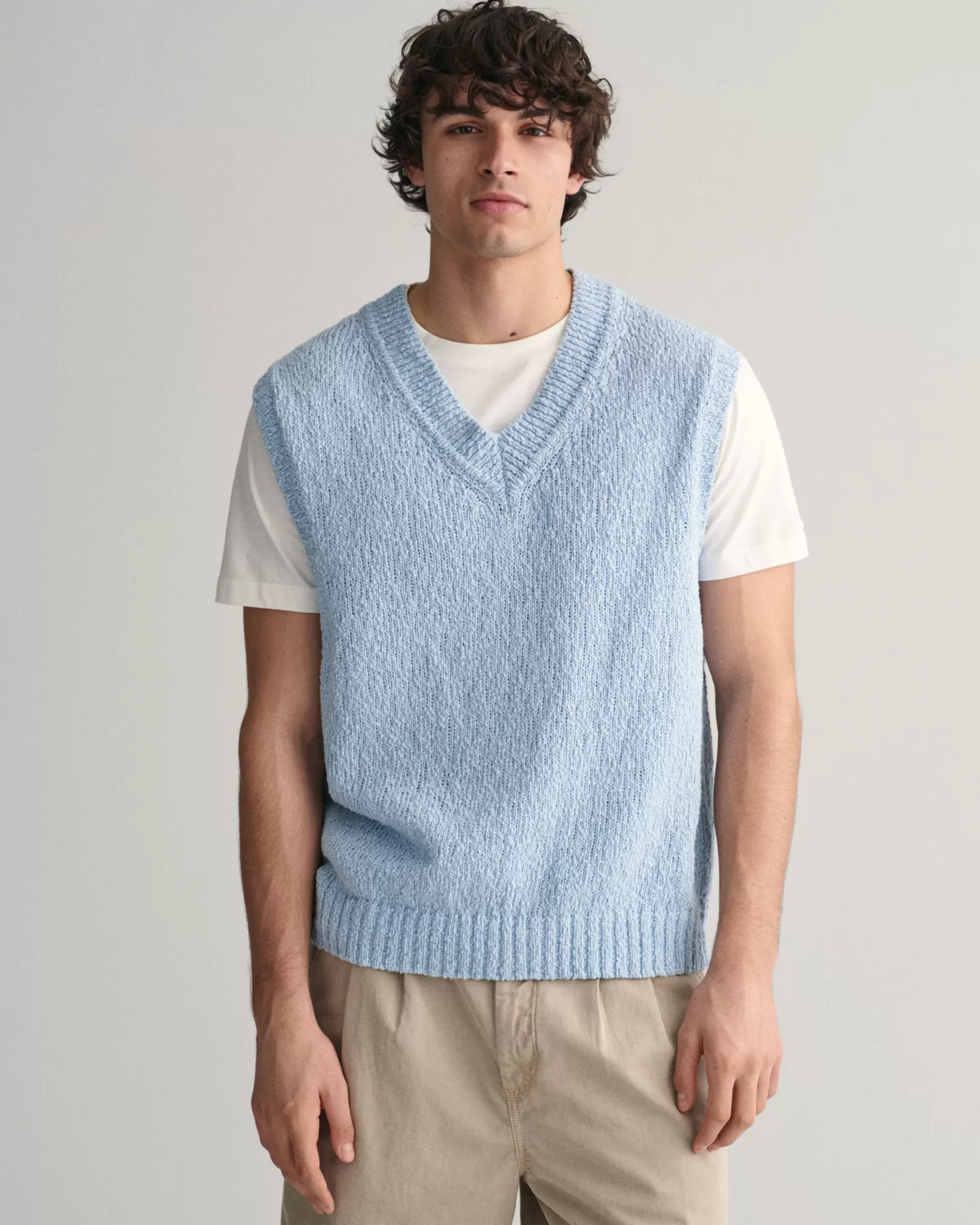 GANT Slub Textured Cotton Vest | Stickat