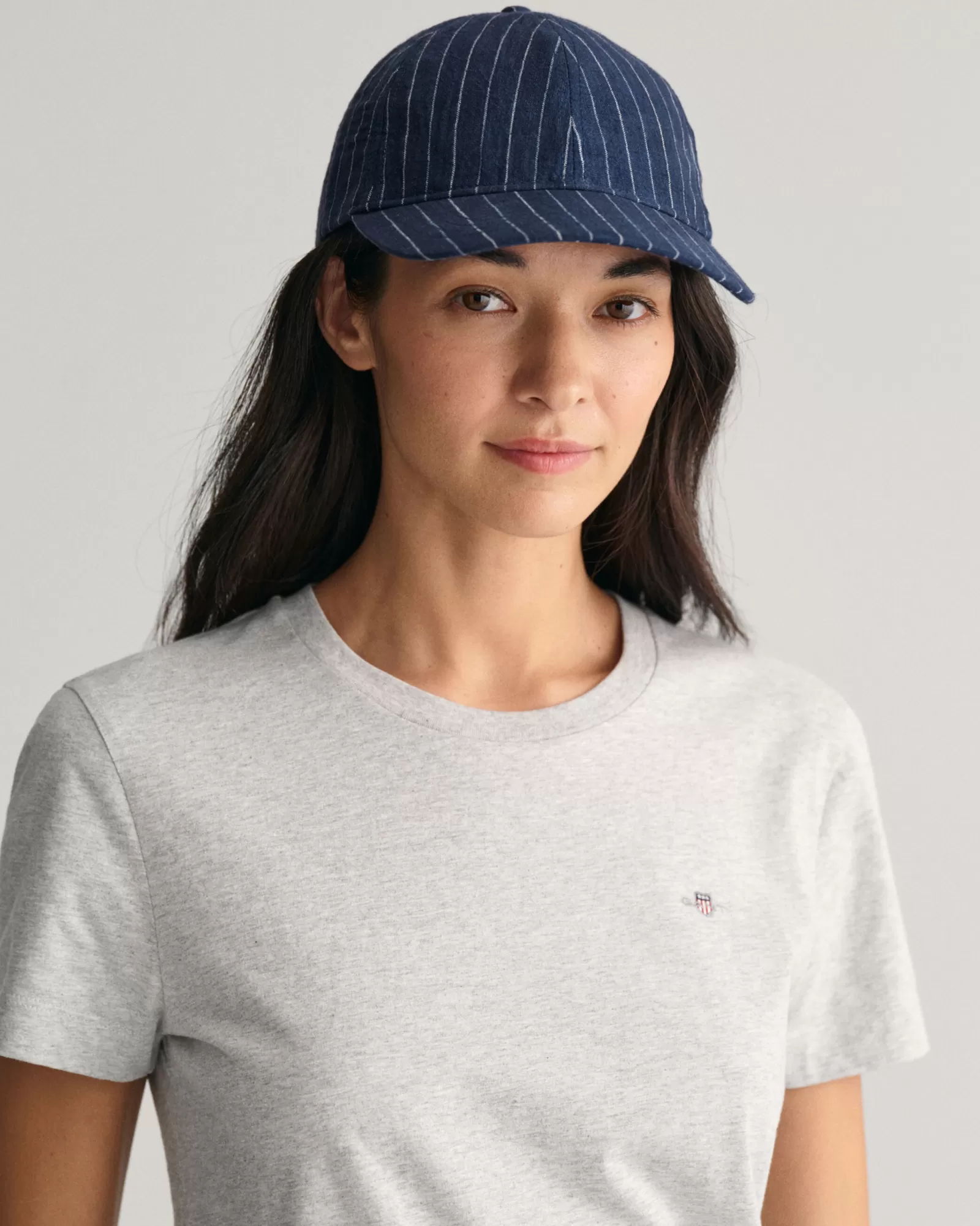 GANT Striped Linen Cap | Mössor & Kepsar