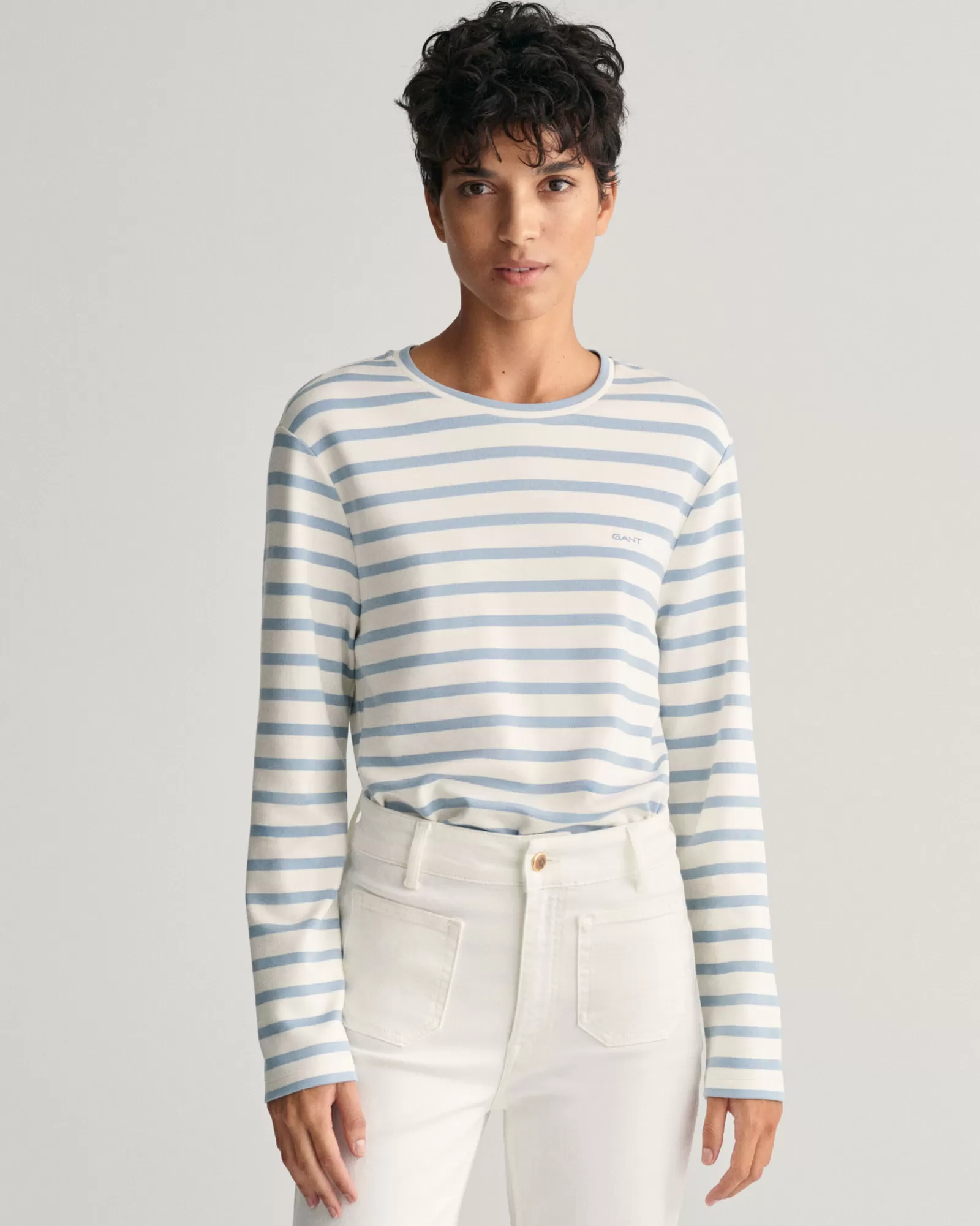 GANT Striped Long Sleeve T-Shirt | T-shirtar & Toppar