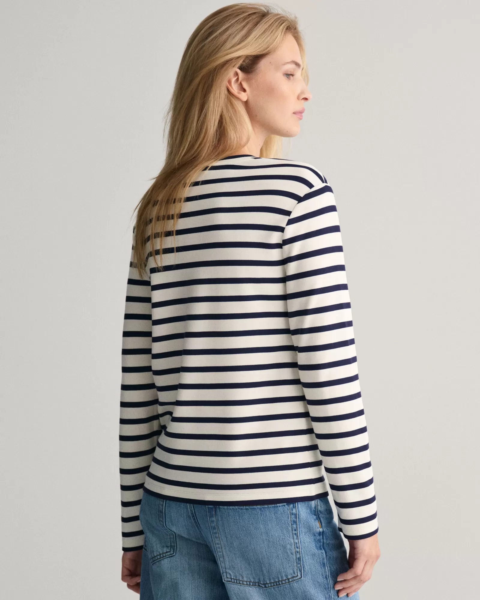 GANT Striped Long Sleeve T-Shirt | T-shirtar & Toppar