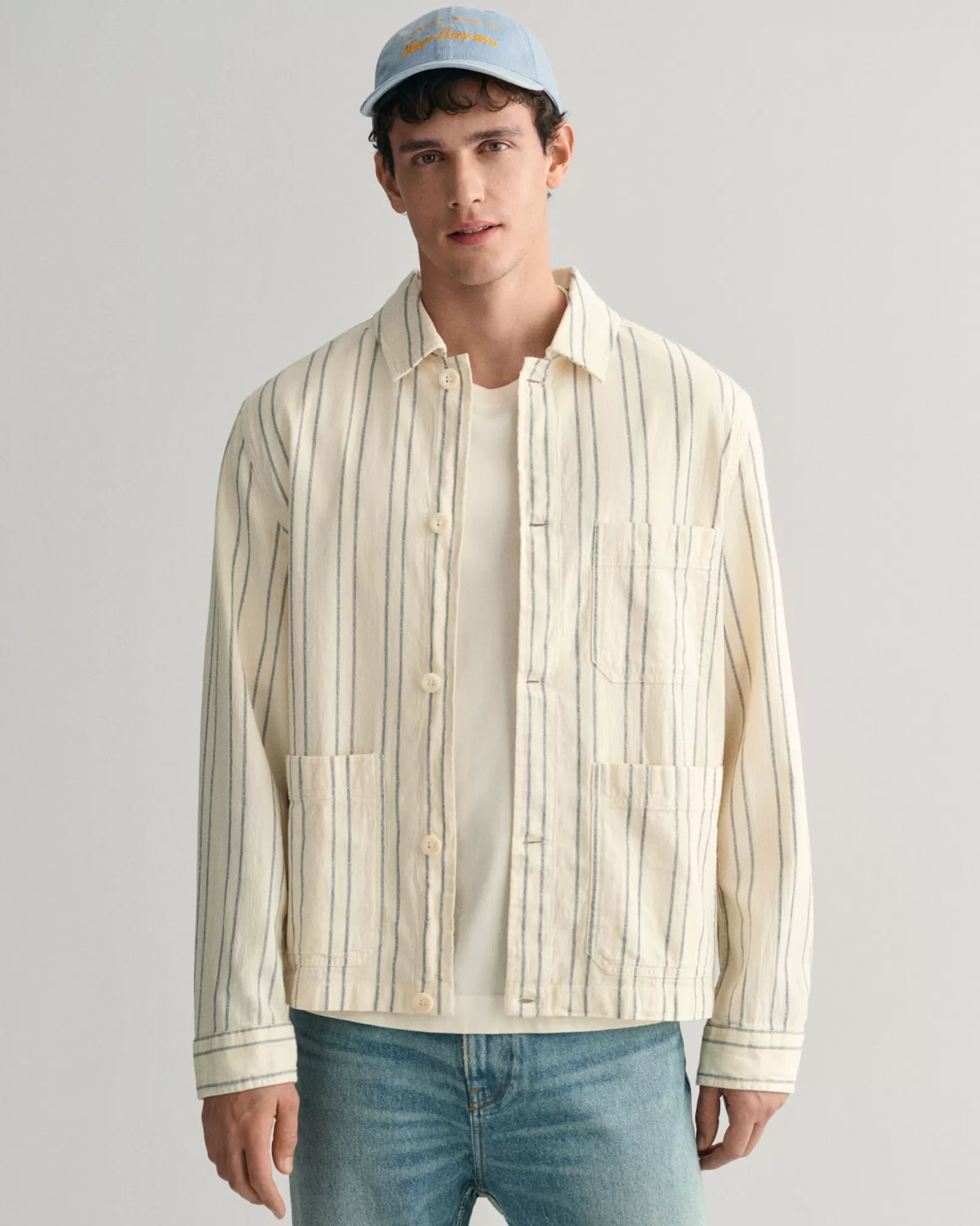 GANT Striped Overshirt | Jackor & Rockar | Skjortor