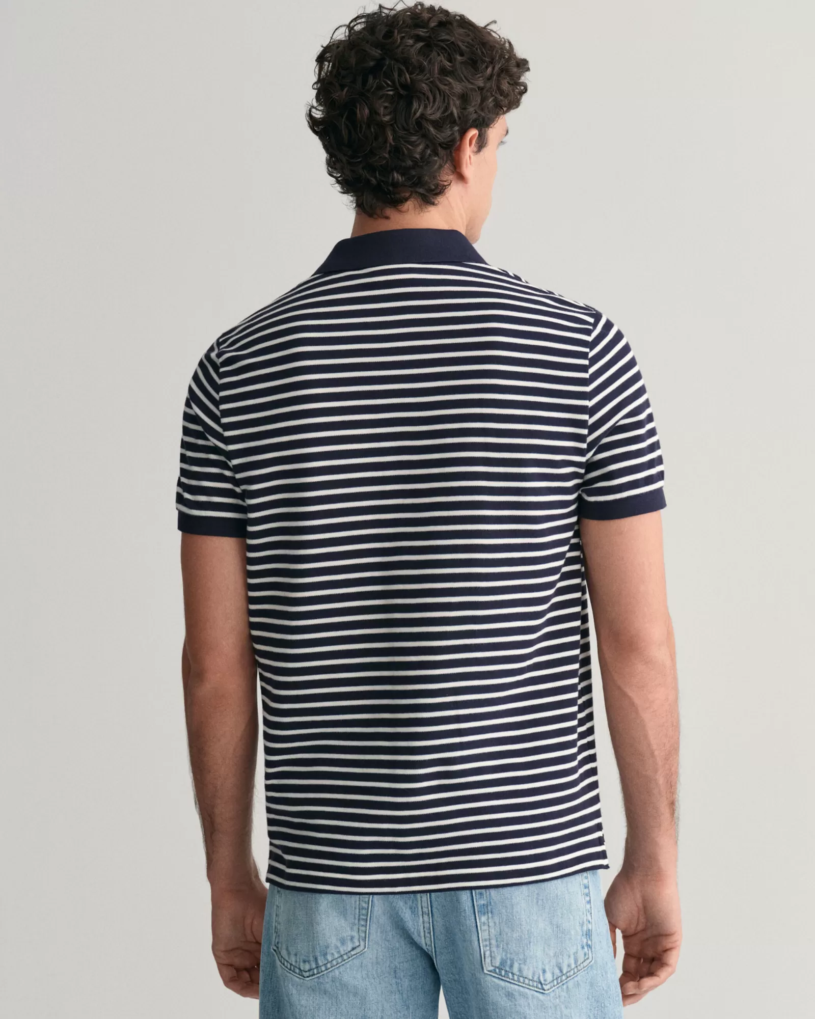 GANT Striped Piqué Polo Shirt | Pikéer