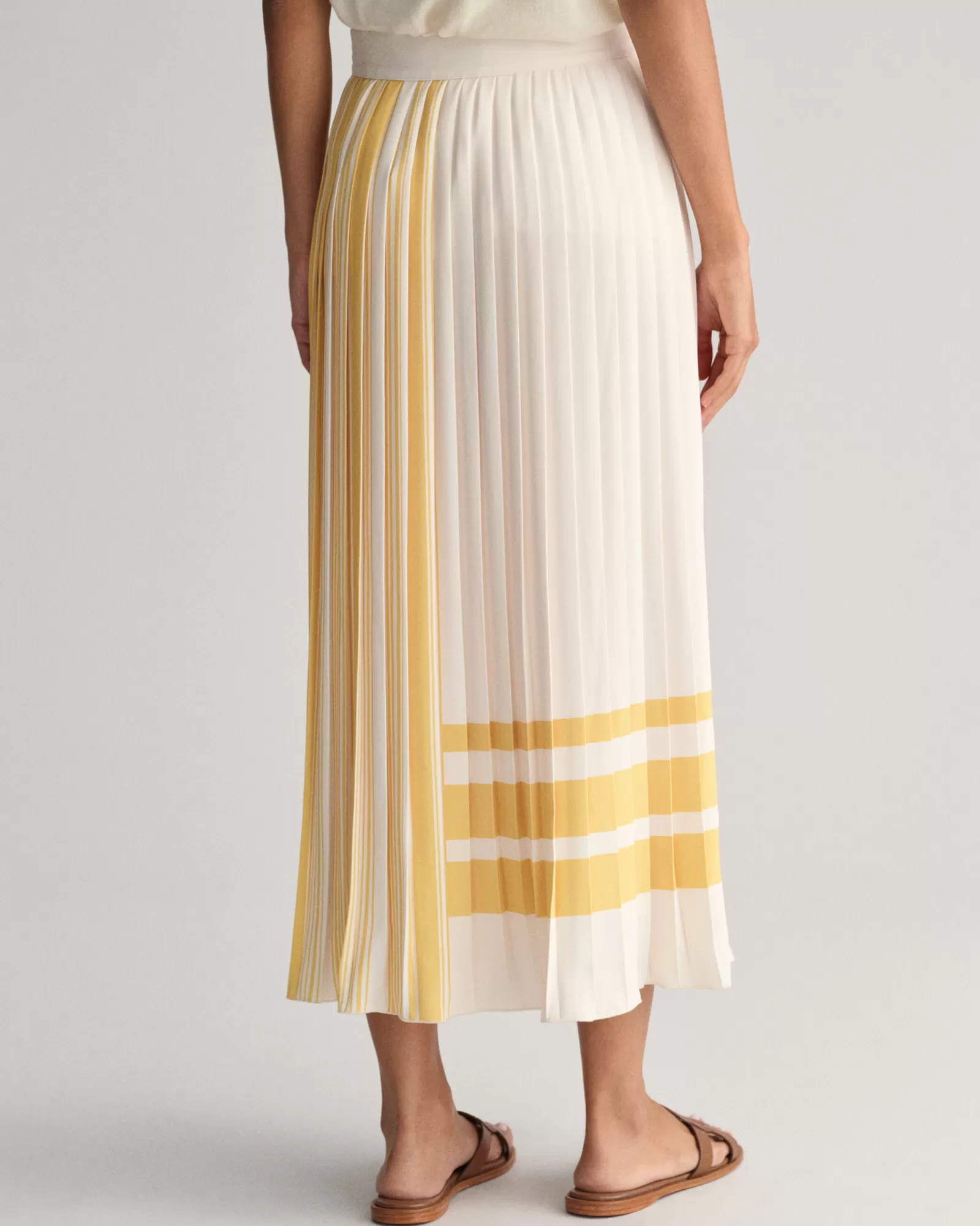 GANT Striped Pleated Skirt | Kjolar