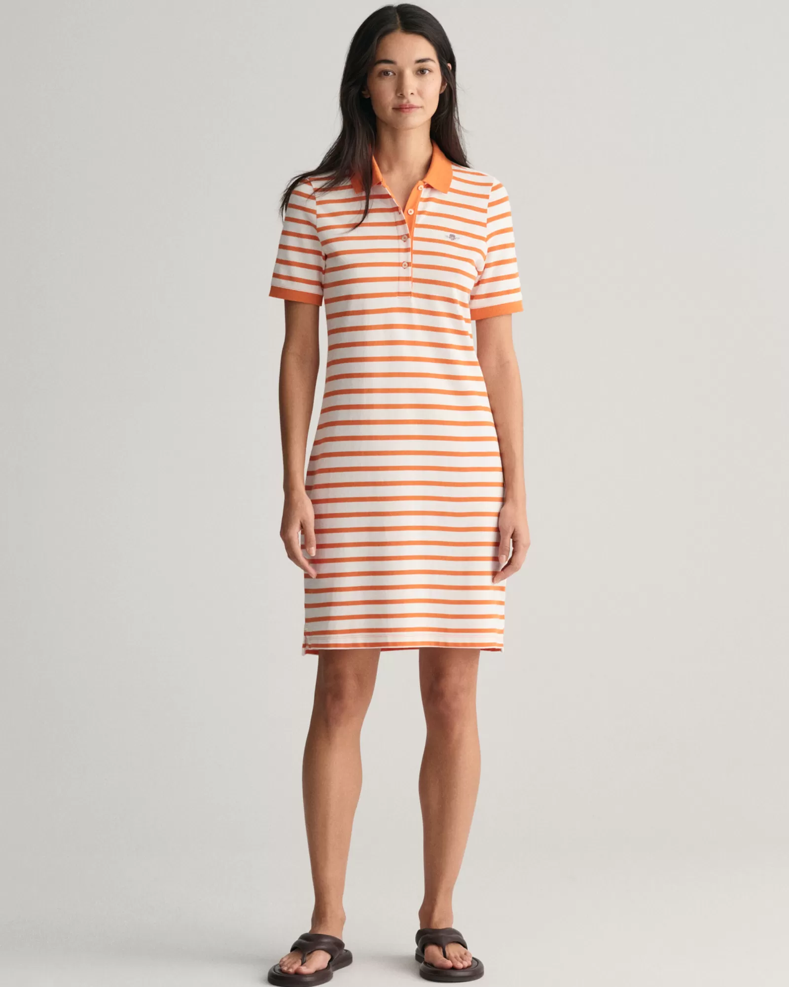 GANT Striped Shield Piqué Polo Dress | Klänningar