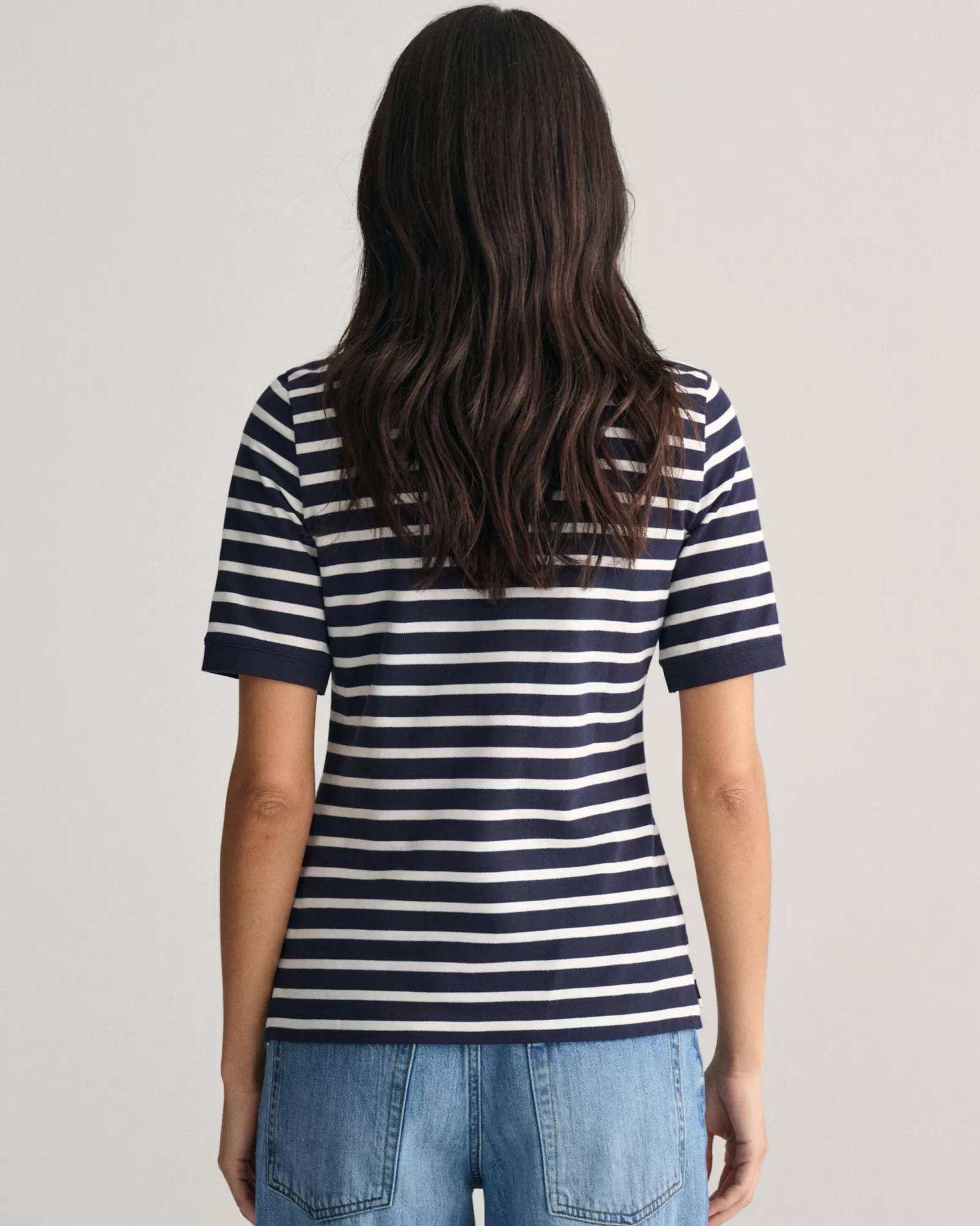 GANT Striped Shield Piqué Polo Shirt | Pikéer