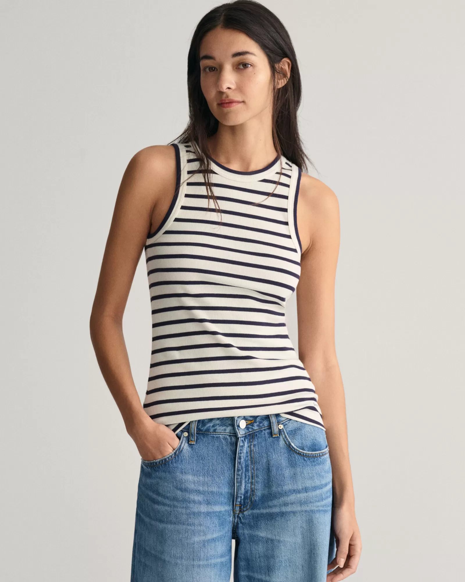 GANT Striped Tank Top | T-shirtar & Toppar