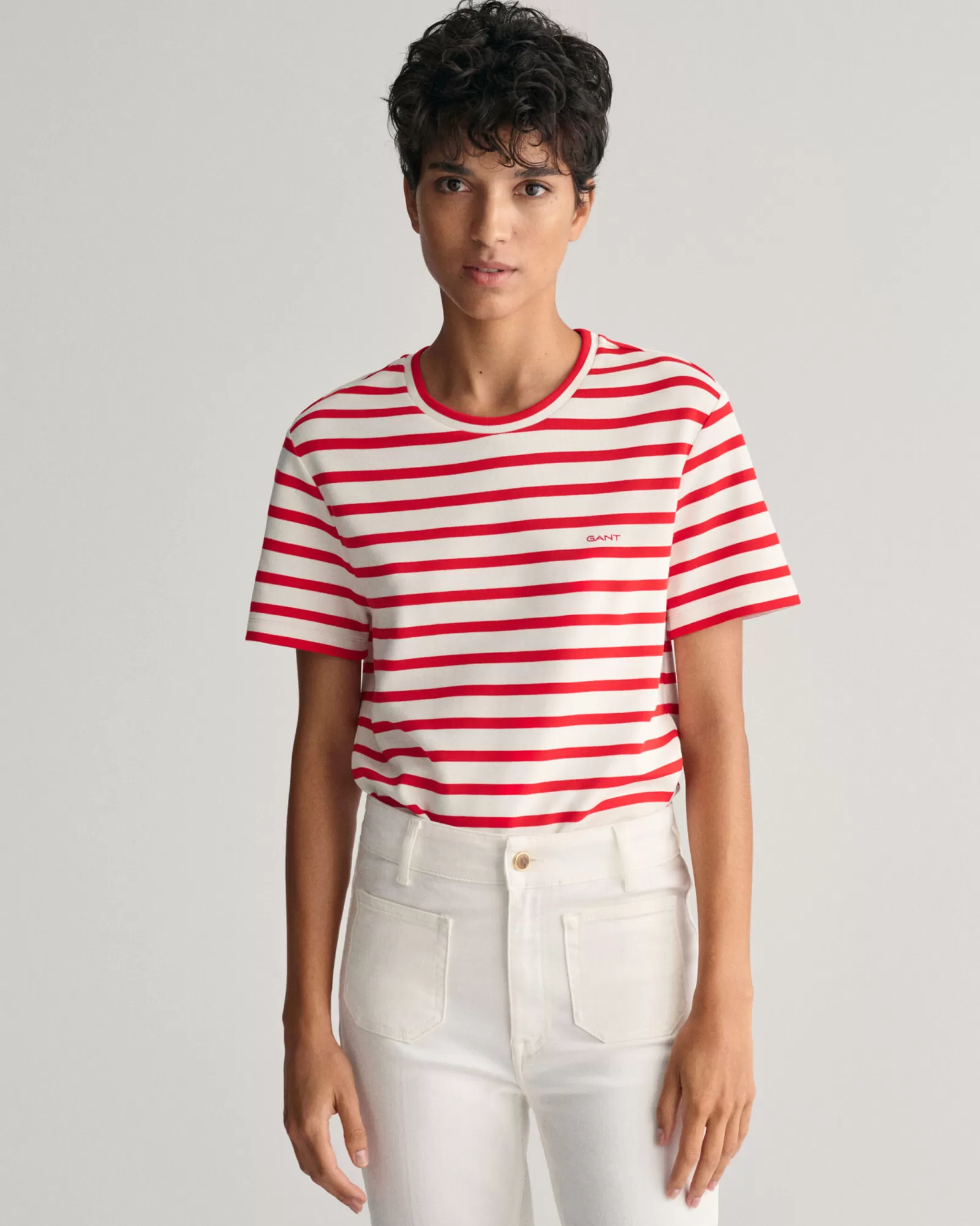 GANT Striped T-Shirt | T-shirtar & Toppar