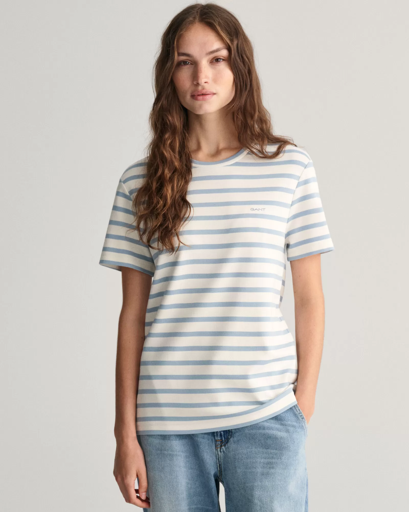 GANT Striped T-Shirt | T-shirtar & Toppar