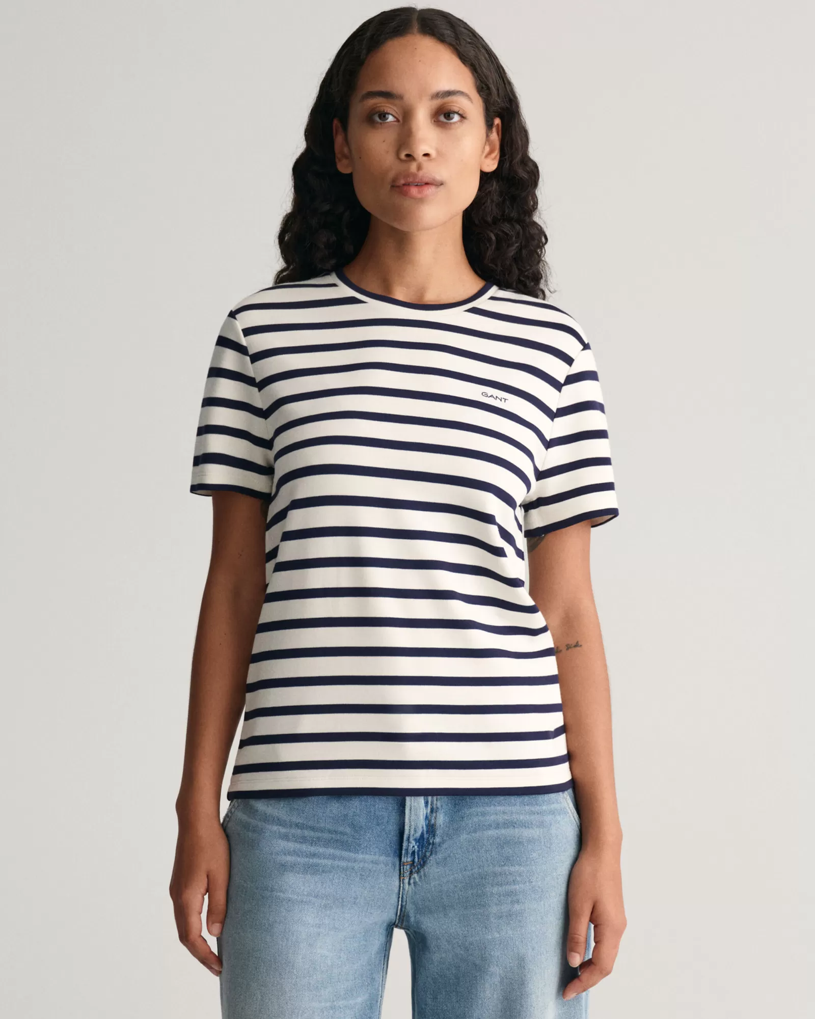 GANT Striped T-Shirt | T-shirtar & Toppar