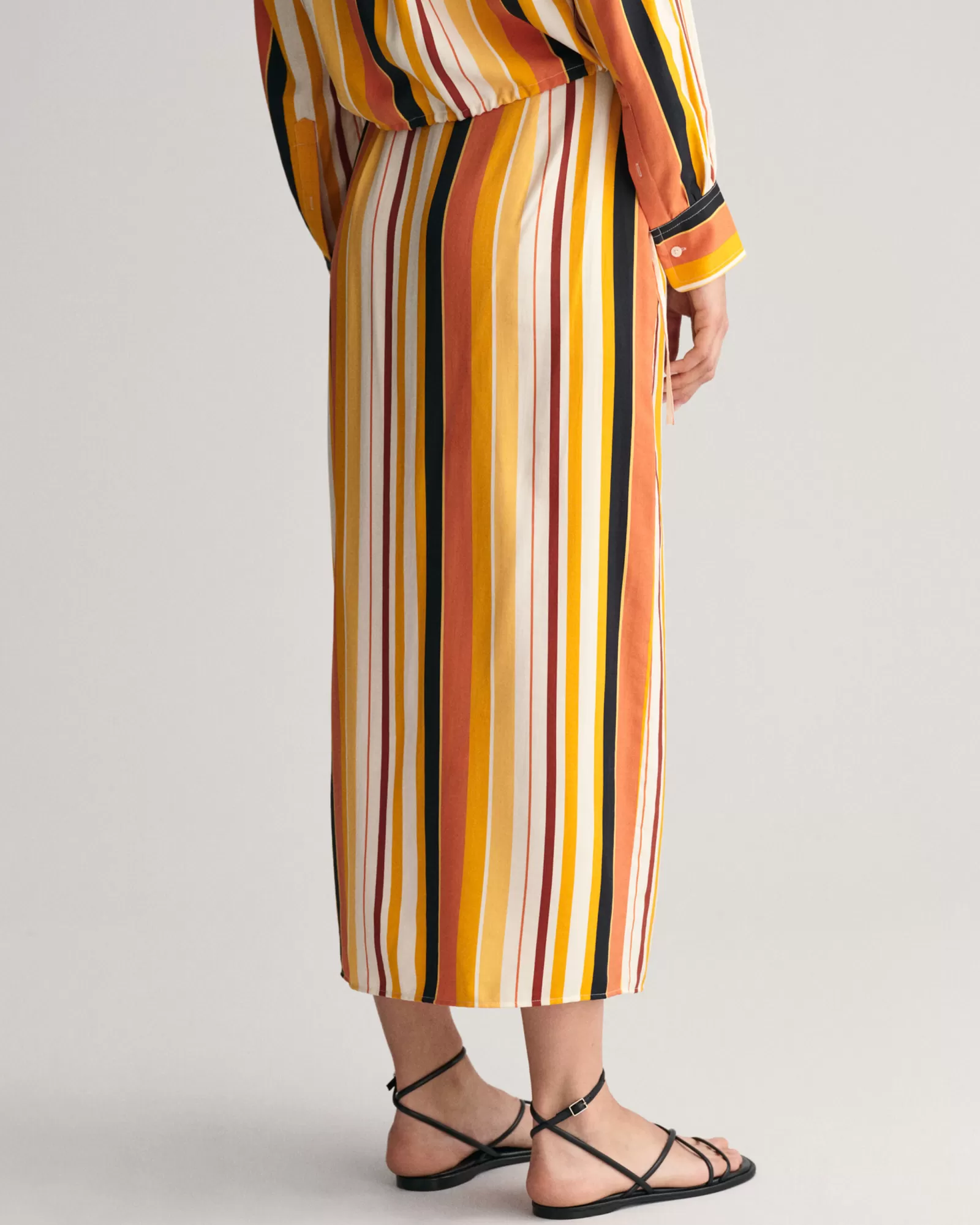 GANT Striped Wrap Skirt | Kjolar