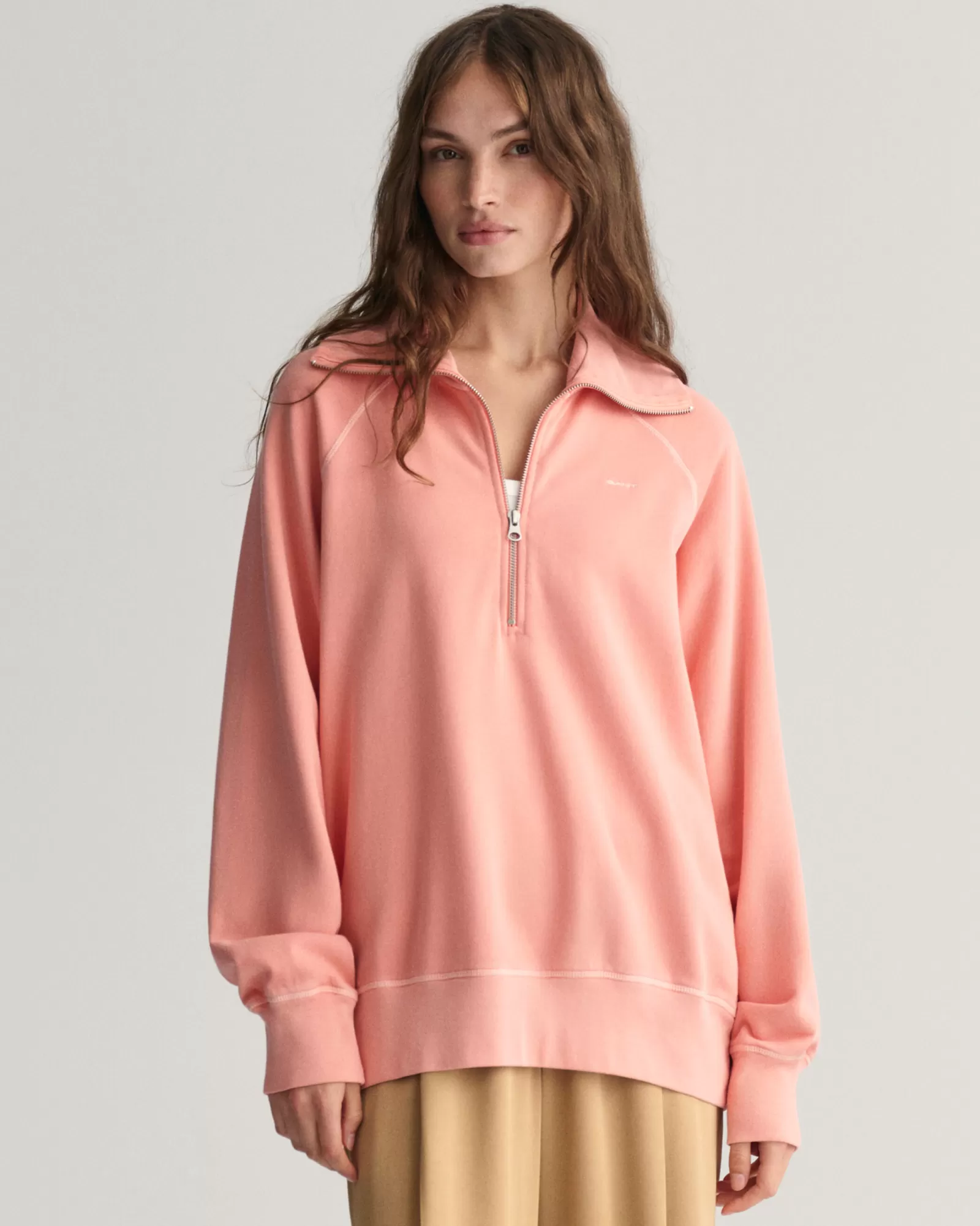 GANT Sunfaded Half-Zip Sweatshirt | Hoodies & Tröjor