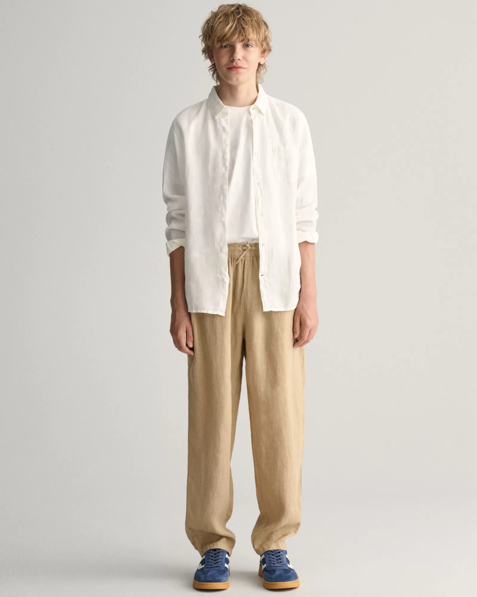 GANT Teen Boys Linen Pants | Barn Byxor | Byxor