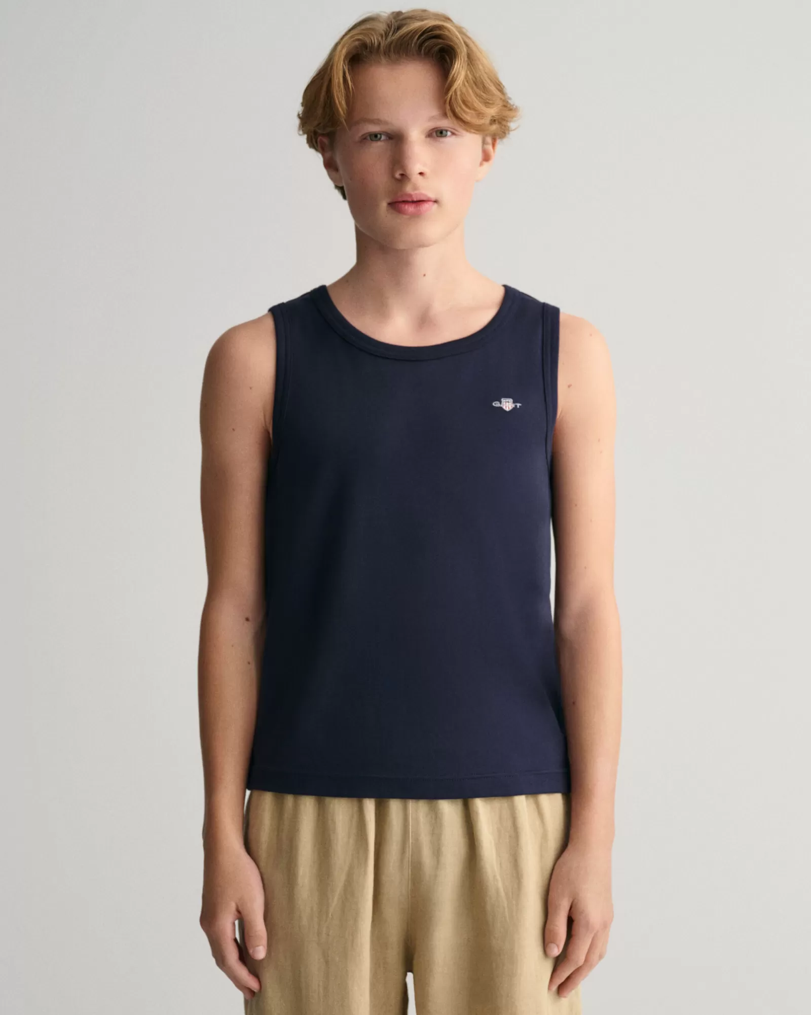 GANT Teen Boys Shield Tank Top | Barn T-Shirts & Pikéer | T-Shirts & Pikéer