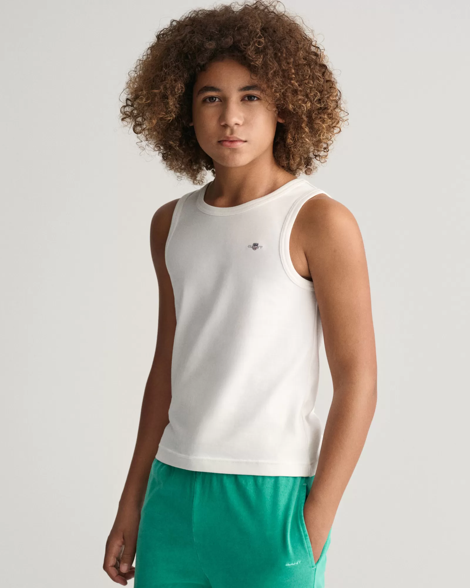 GANT Teen Boys Shield Tank Top | Barn T-Shirts & Pikéer | T-Shirts & Pikéer