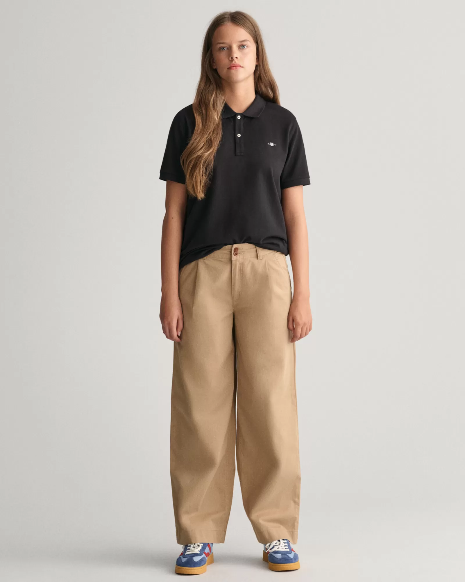 GANT Teen Girls Box Pleat Chinos | Barn Byxor