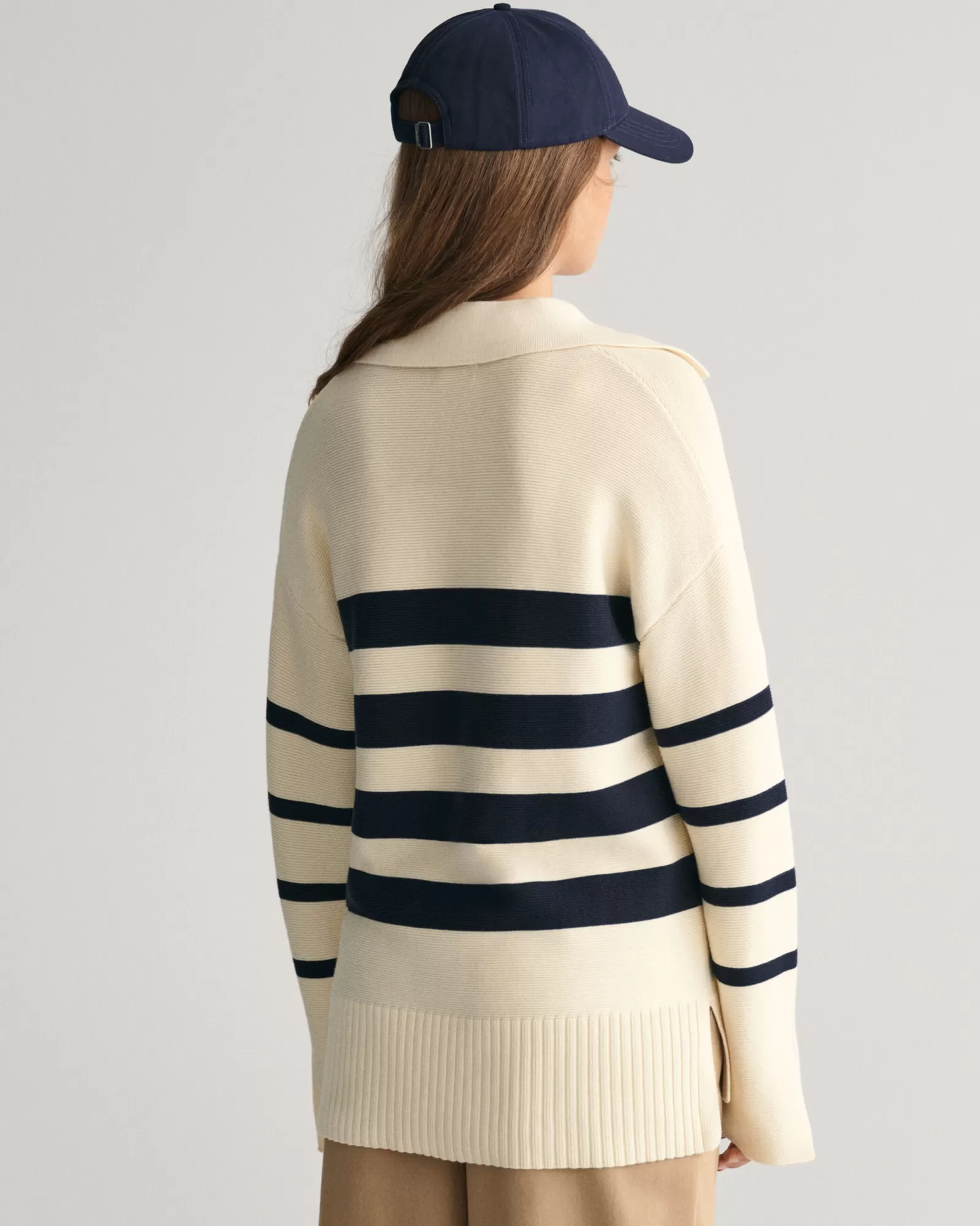 GANT Teen Girls Breton Striped Sweater | Barn Stickat