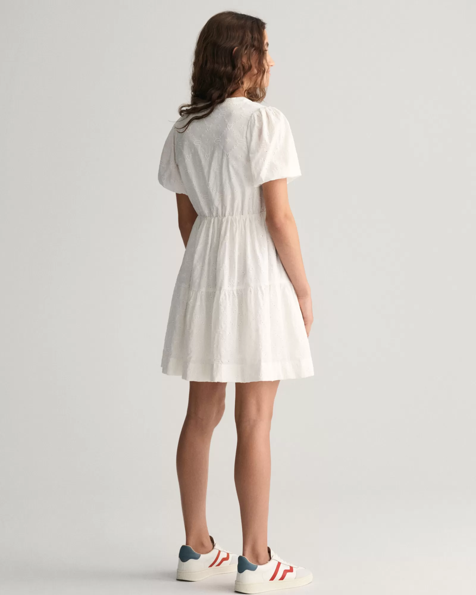 GANT Teen Girls Broderie Anglaise Dress | Barn Klänningar & Kjolar