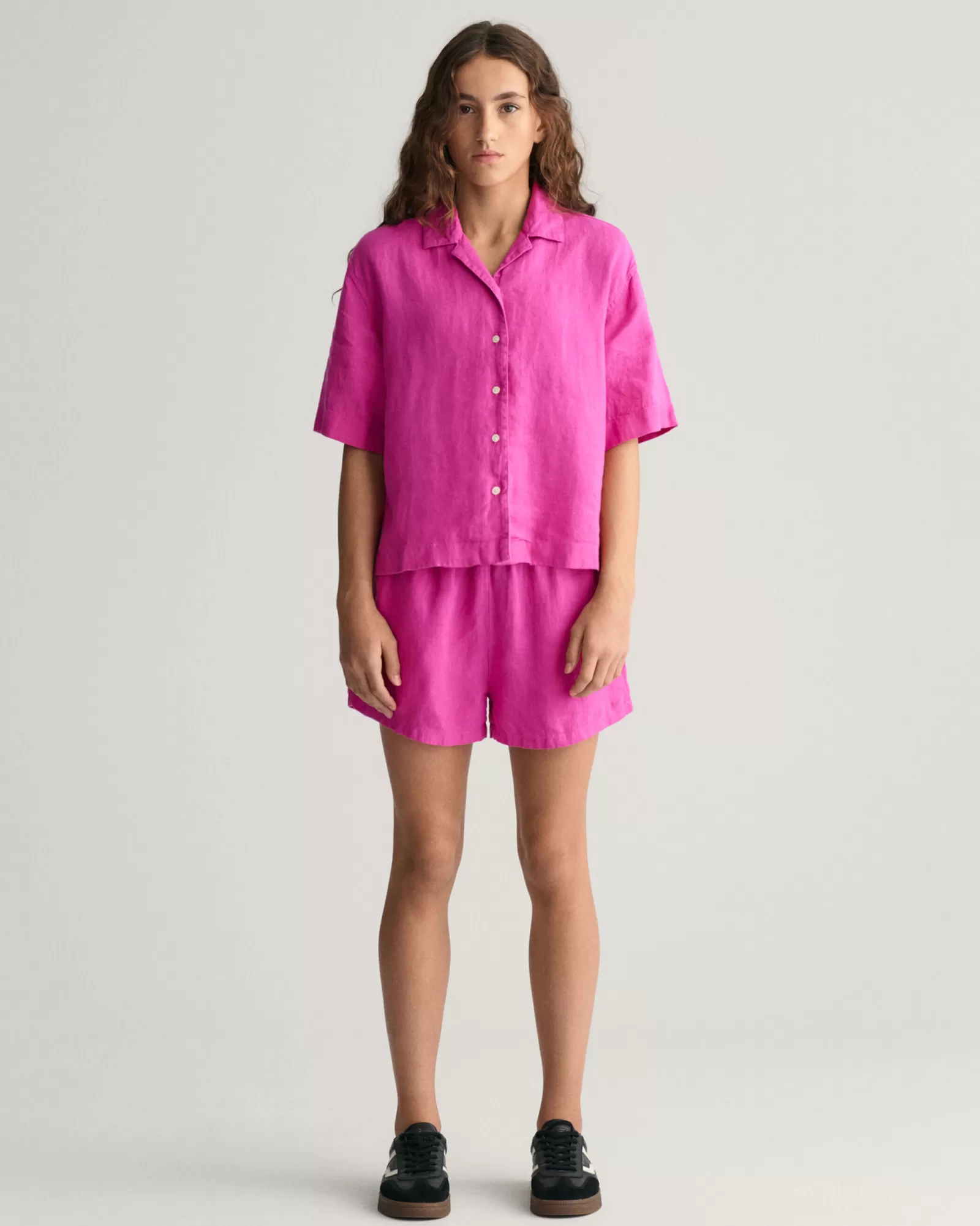 GANT Teen Girls Linen Shorts | Barn Shorts | Byxor