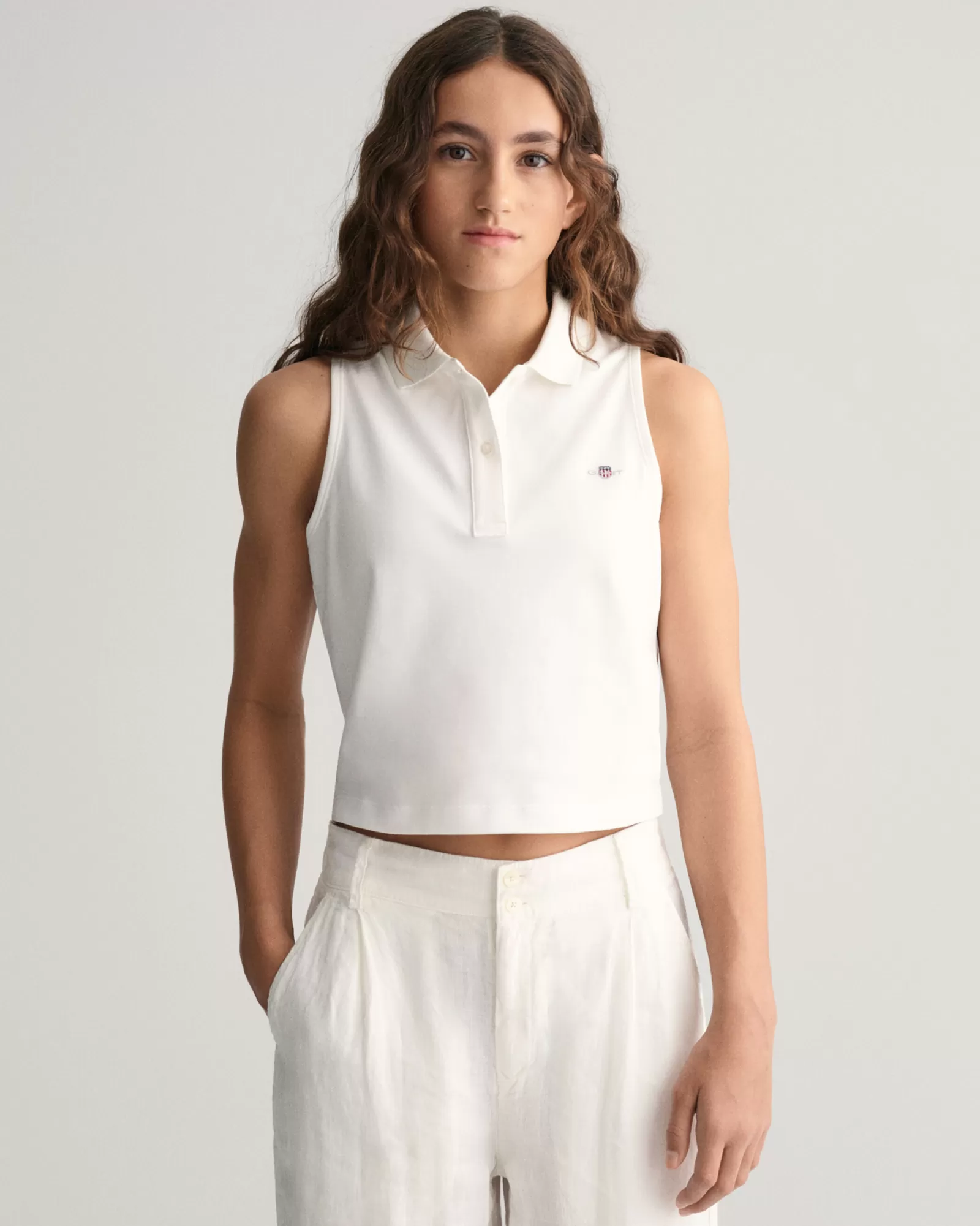 GANT Teen Girls Piqué Tank Top | Barn T-Shirts & Pikéer