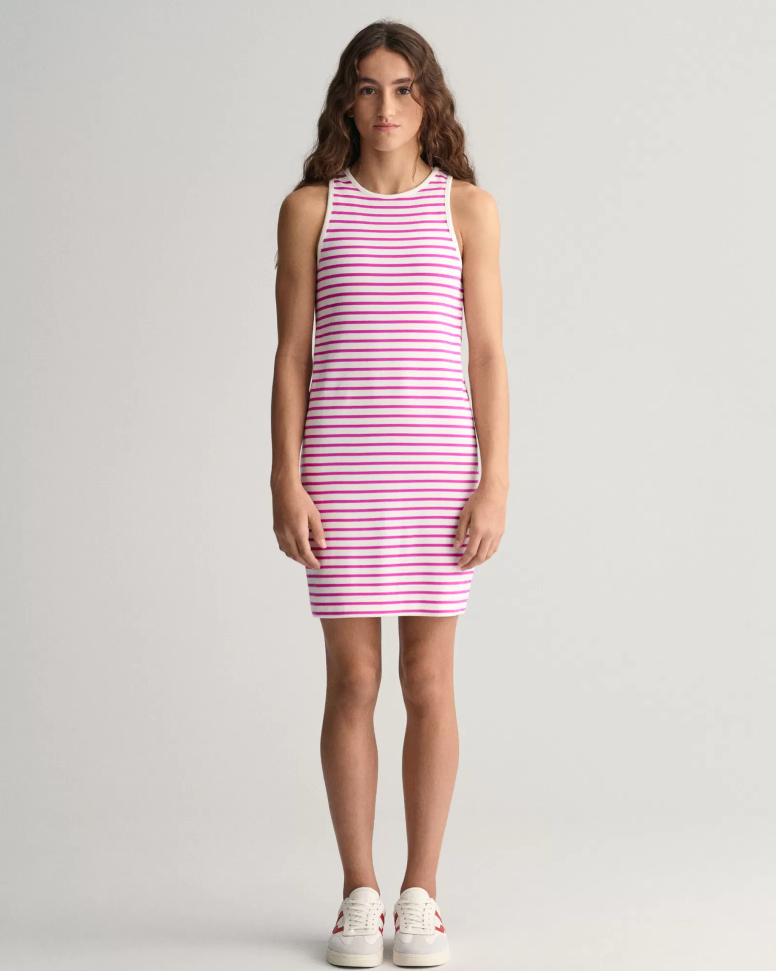 GANT Teen Girls Striped Rib Tank Dress | Barn Klänningar & Kjolar