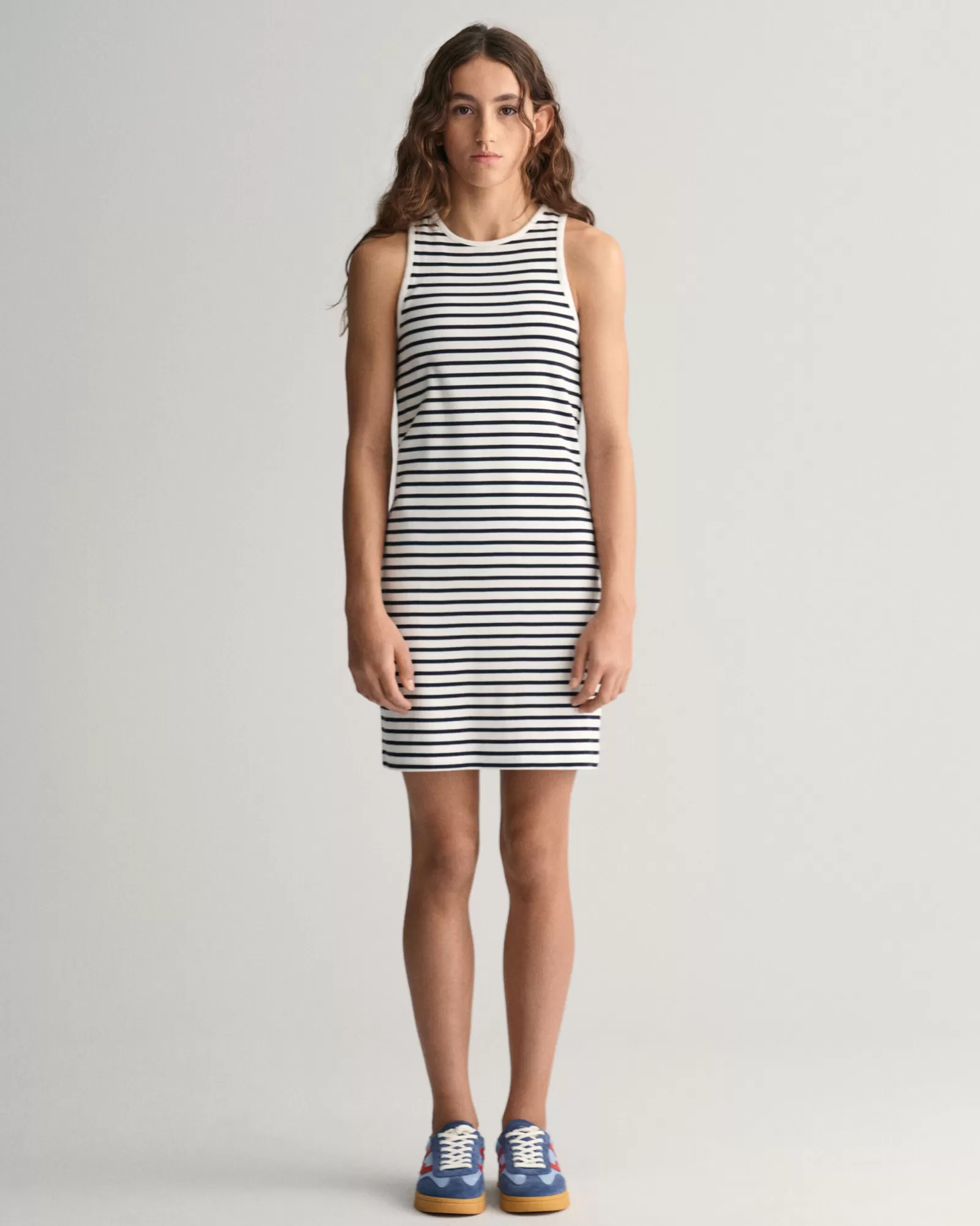 GANT Teen Girls Striped Rib Tank Dress | Barn Klänningar & Kjolar