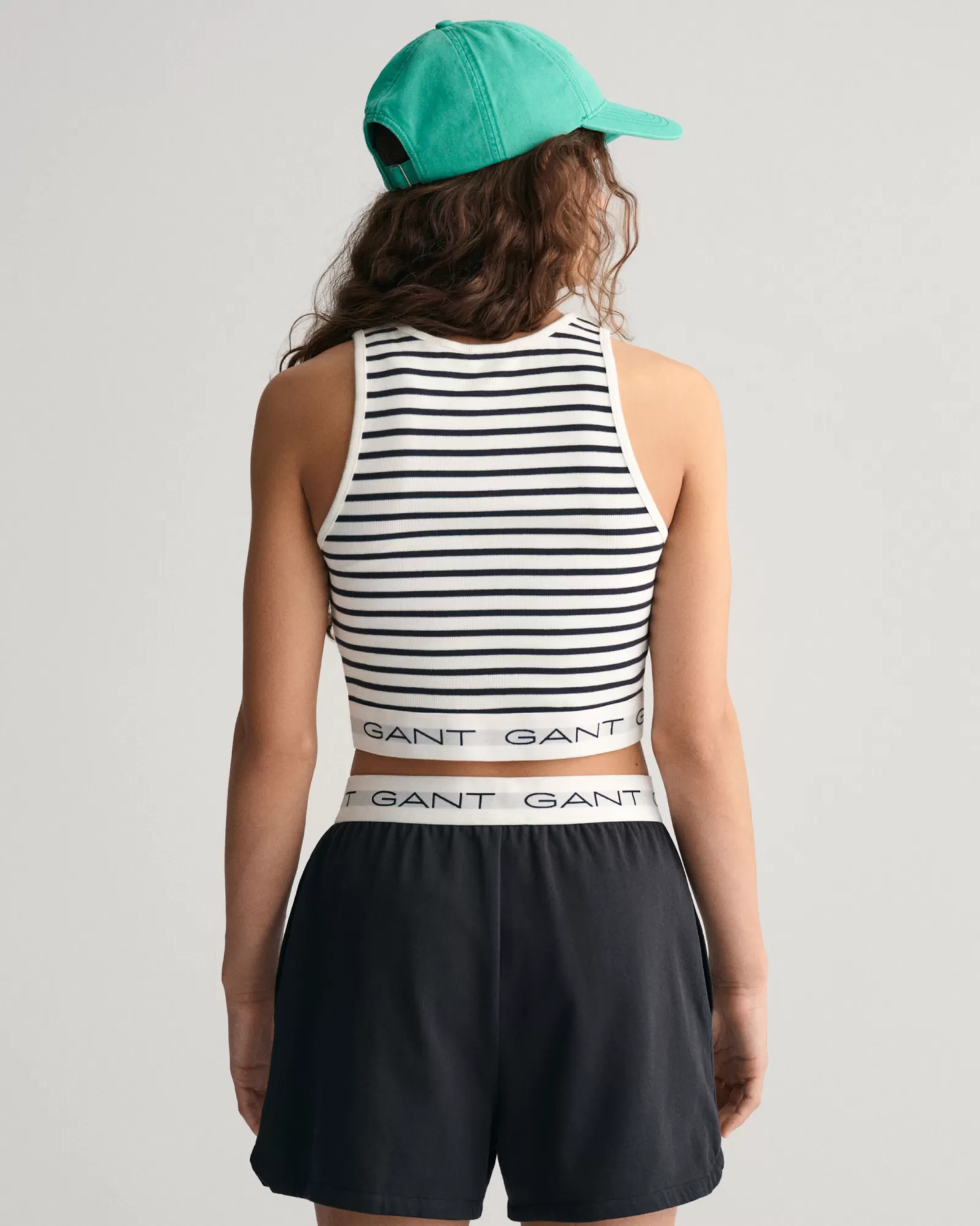 GANT Teen Girls Striped Rib Tank Top | Barn T-Shirts & Pikéer