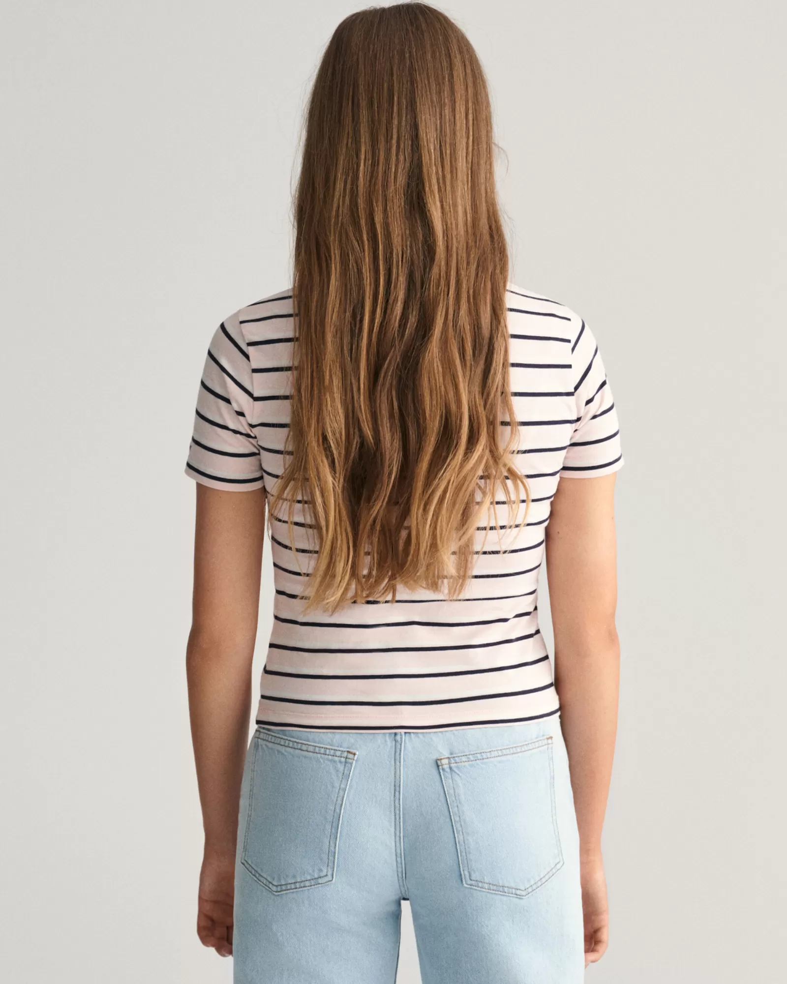 GANT Teen Girls Striped T-Shirt | Barn T-Shirts & Pikéer