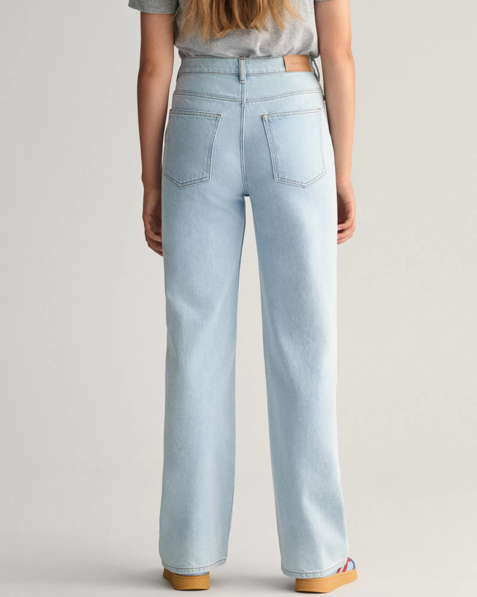 GANT Teen Girls Wide Leg Jeans | Barn Byxor