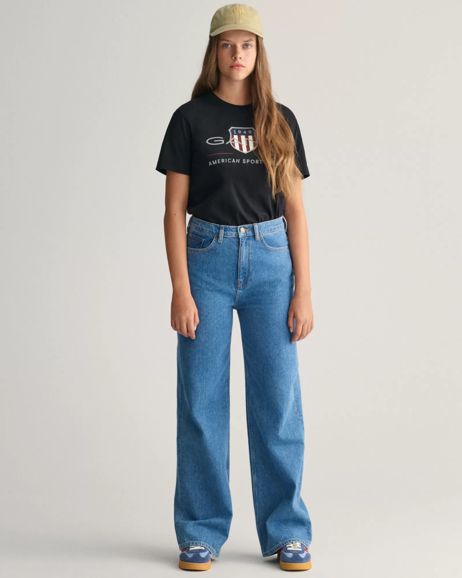 GANT Teen Girls Wide Leg Jeans | Barn Byxor