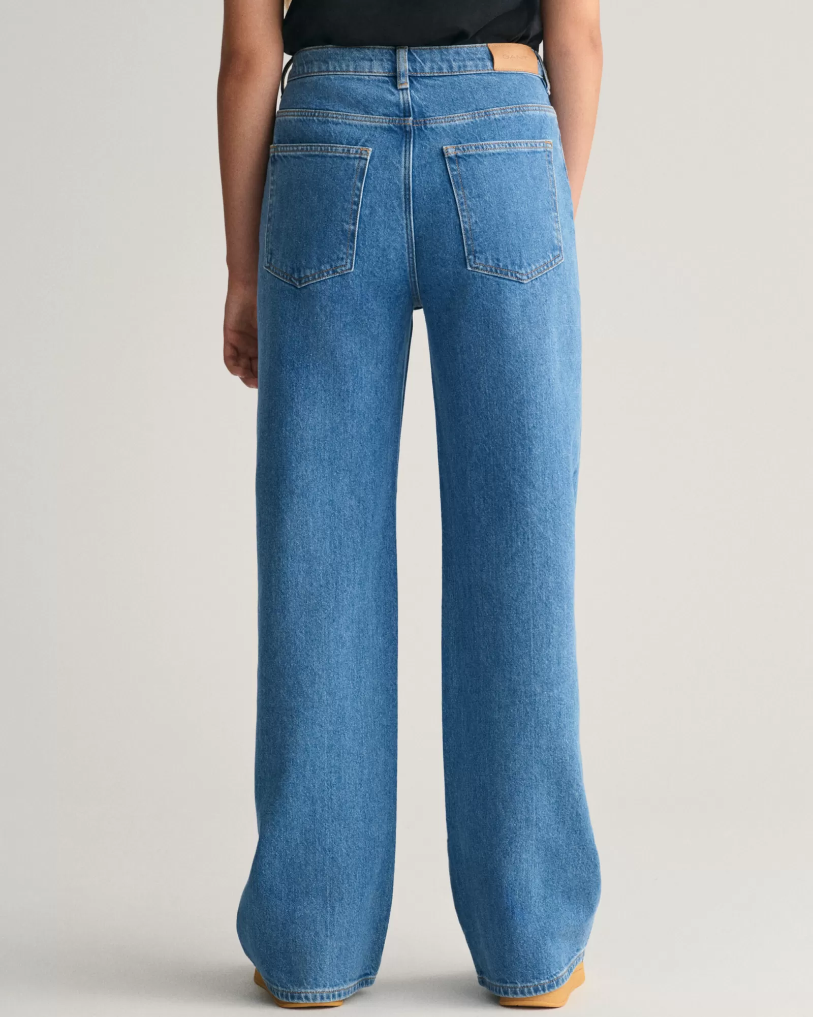 GANT Teen Girls Wide Leg Jeans | Barn Byxor