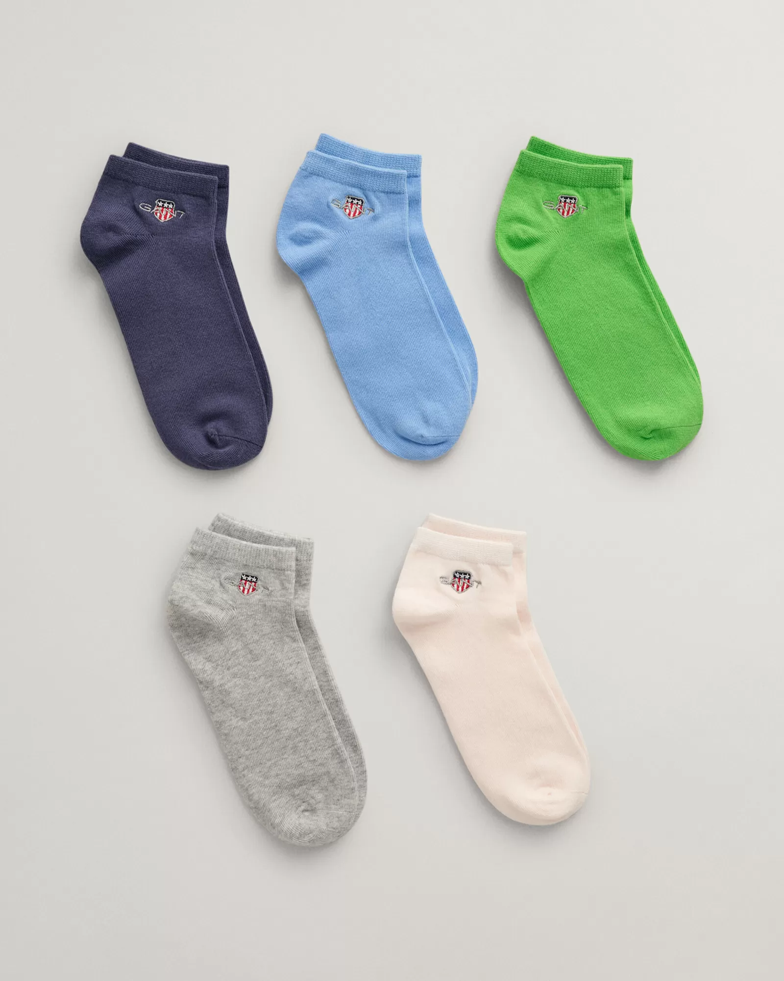 GANT Teens 5-Pack Shield Sneaker Socks | Barn Accessoarer | Accessoarer