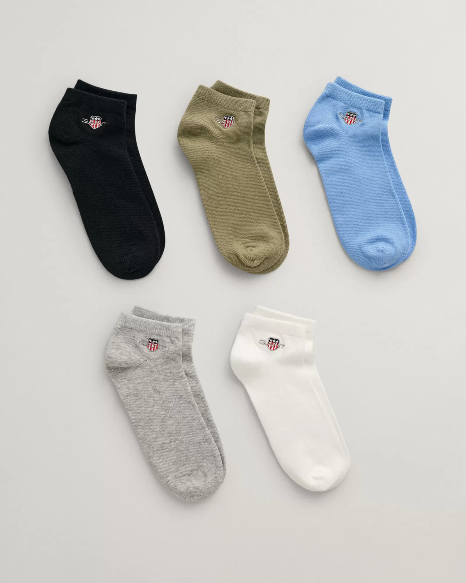 GANT Teens 5-Pack Shield Sneaker Socks | Barn Accessoarer | Accessoarer