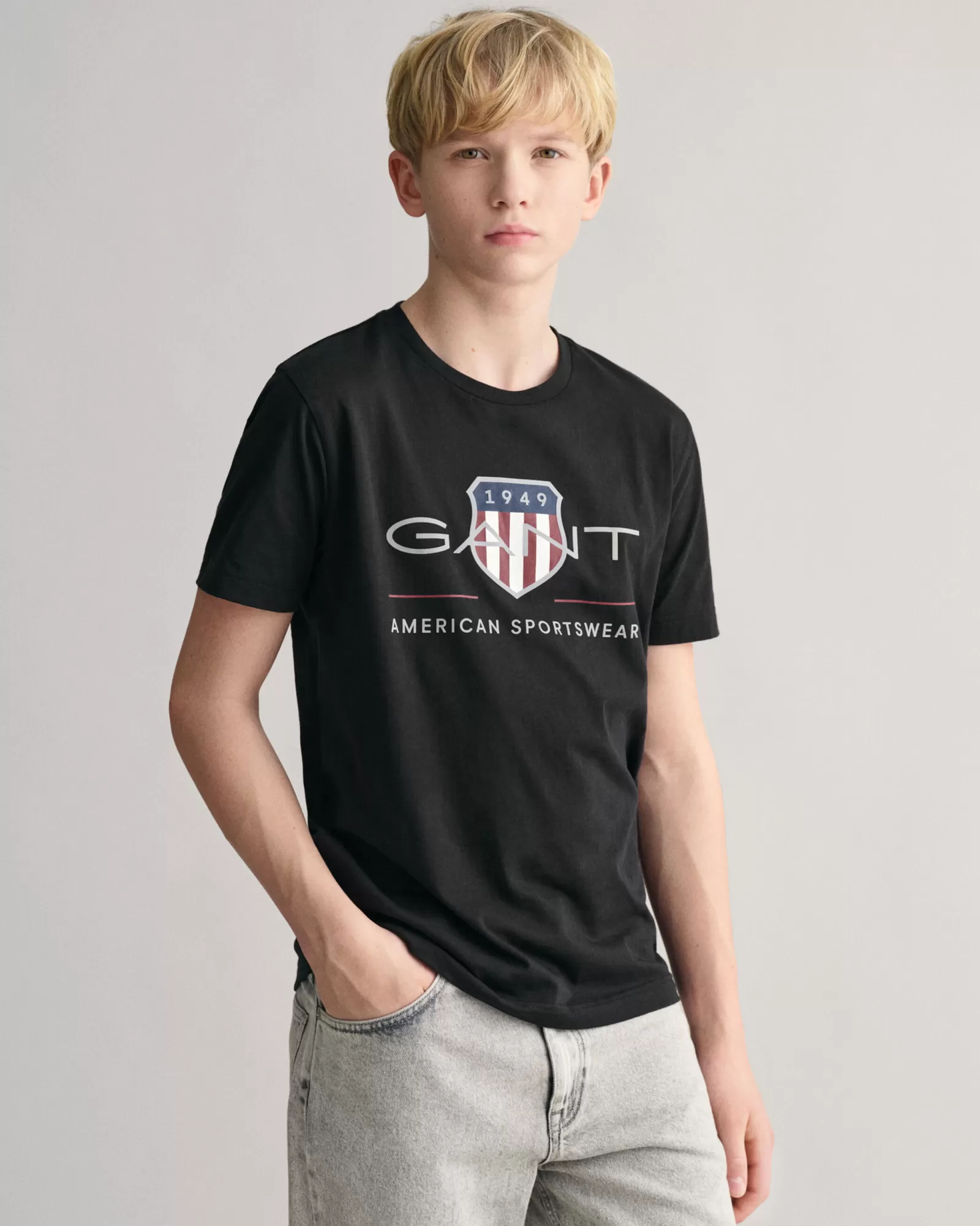 GANT Teens Archive Shield T-Shirt | Barn T-Shirts & Pikéer | T-Shirts & Pikéer